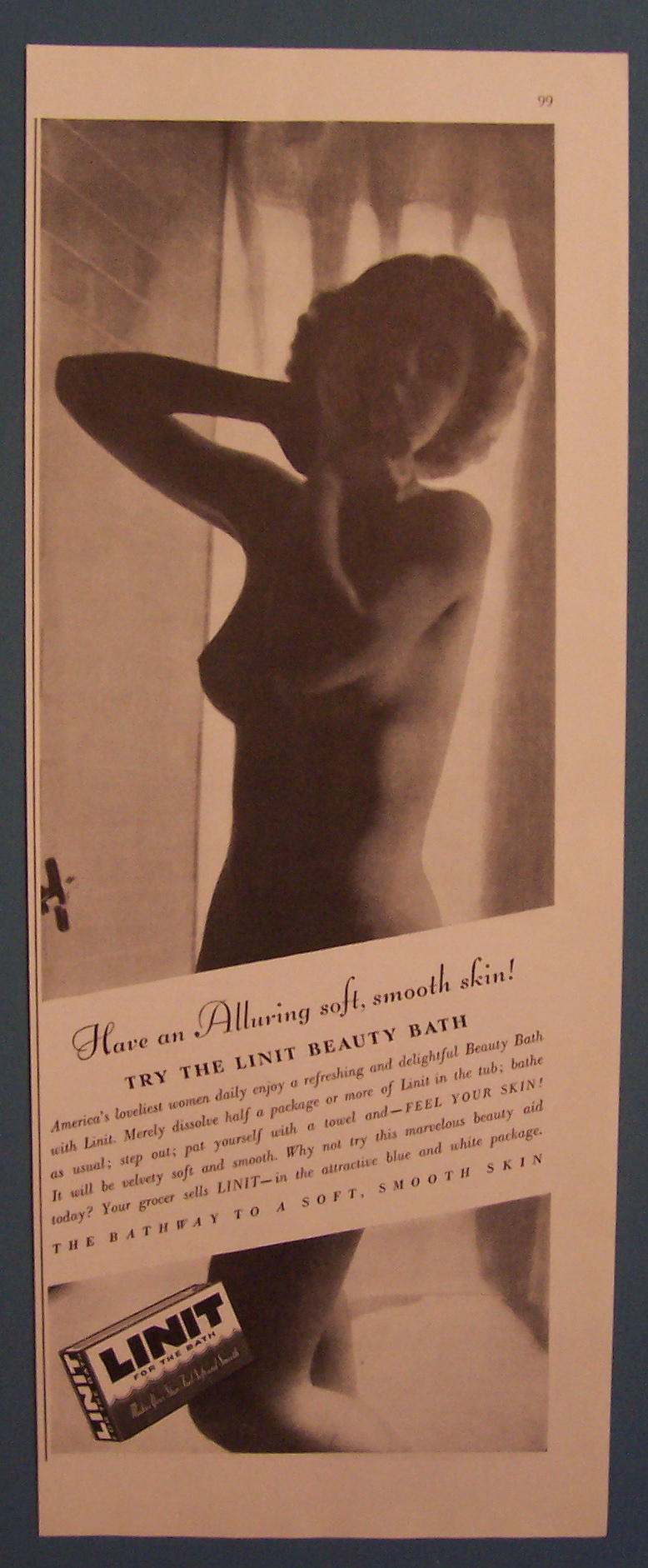 1937  Linit  Beauty Bath