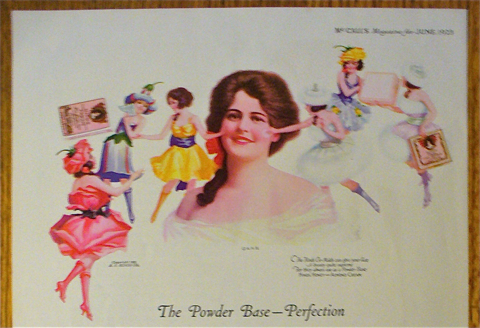 1923 Hinds Cream with Lovely Woman's Face