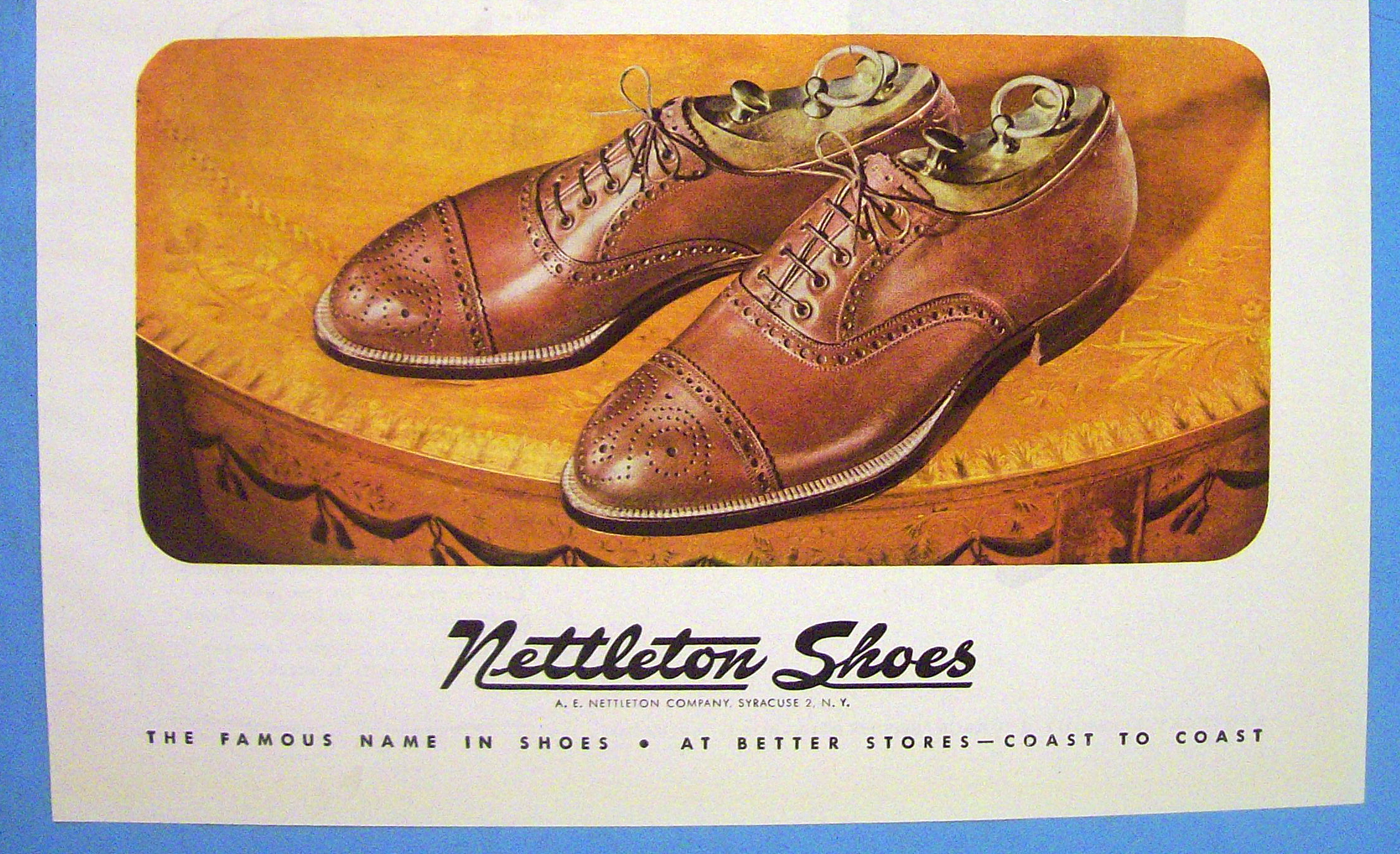 1947 Nettleton Shoes with Coat Tail Revolution Of 1799