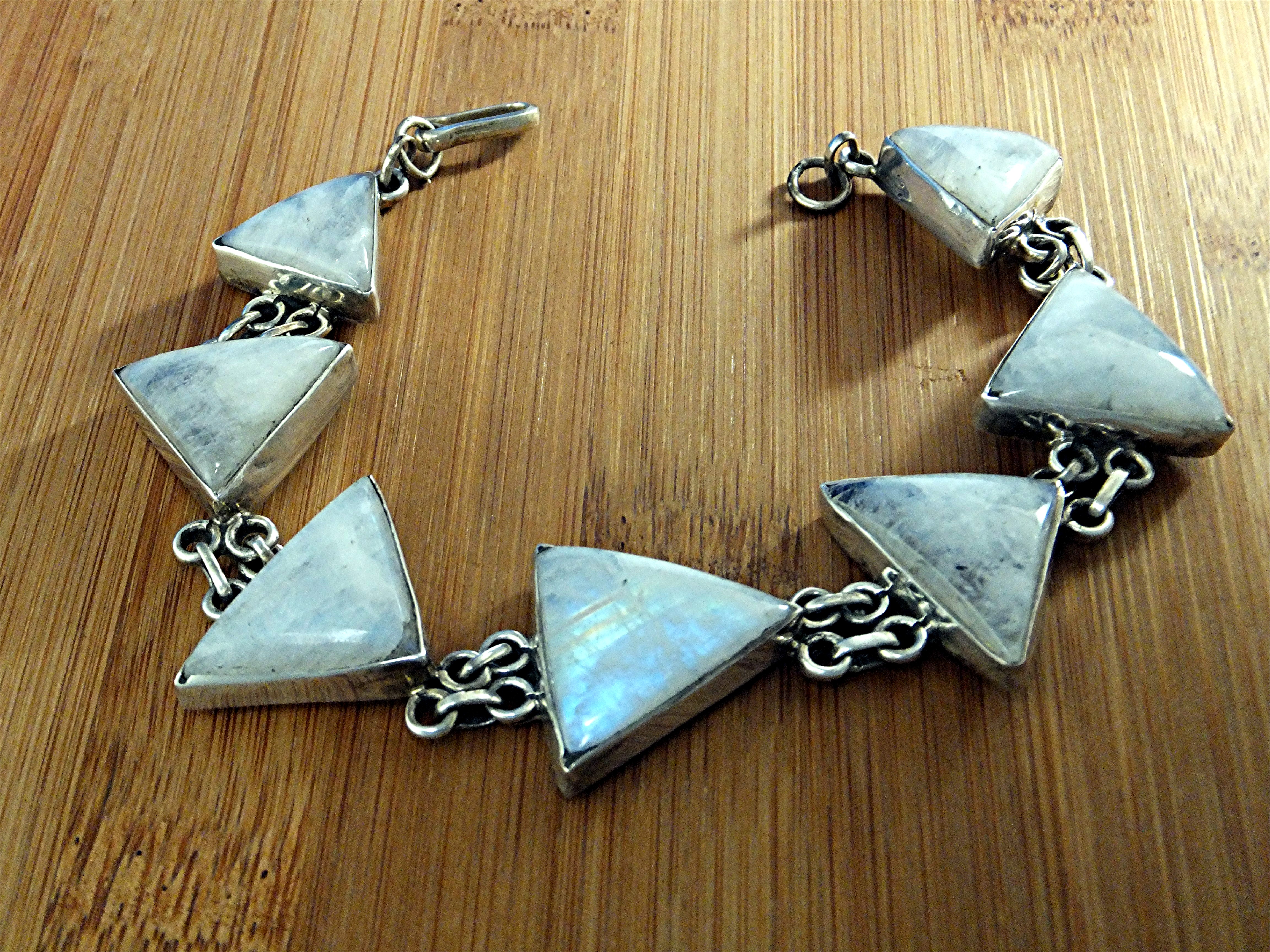 Bracelet Sterling Silver Moonstone