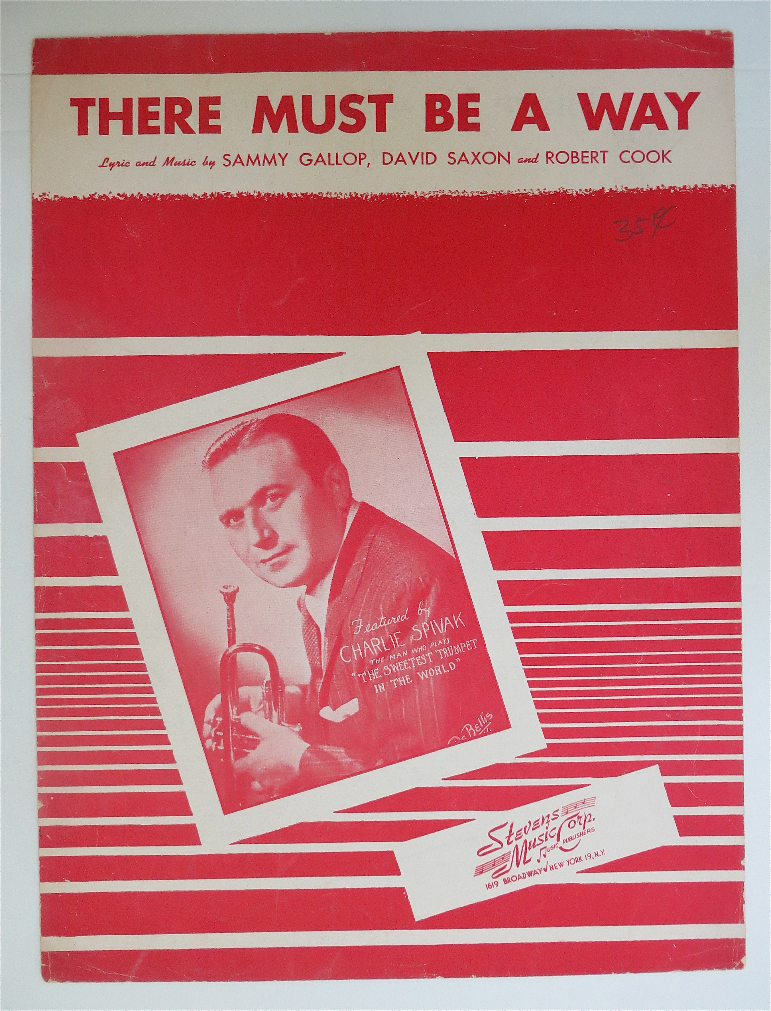 1945 There Must Be A Way Sheet Music (Charlie Spivak)