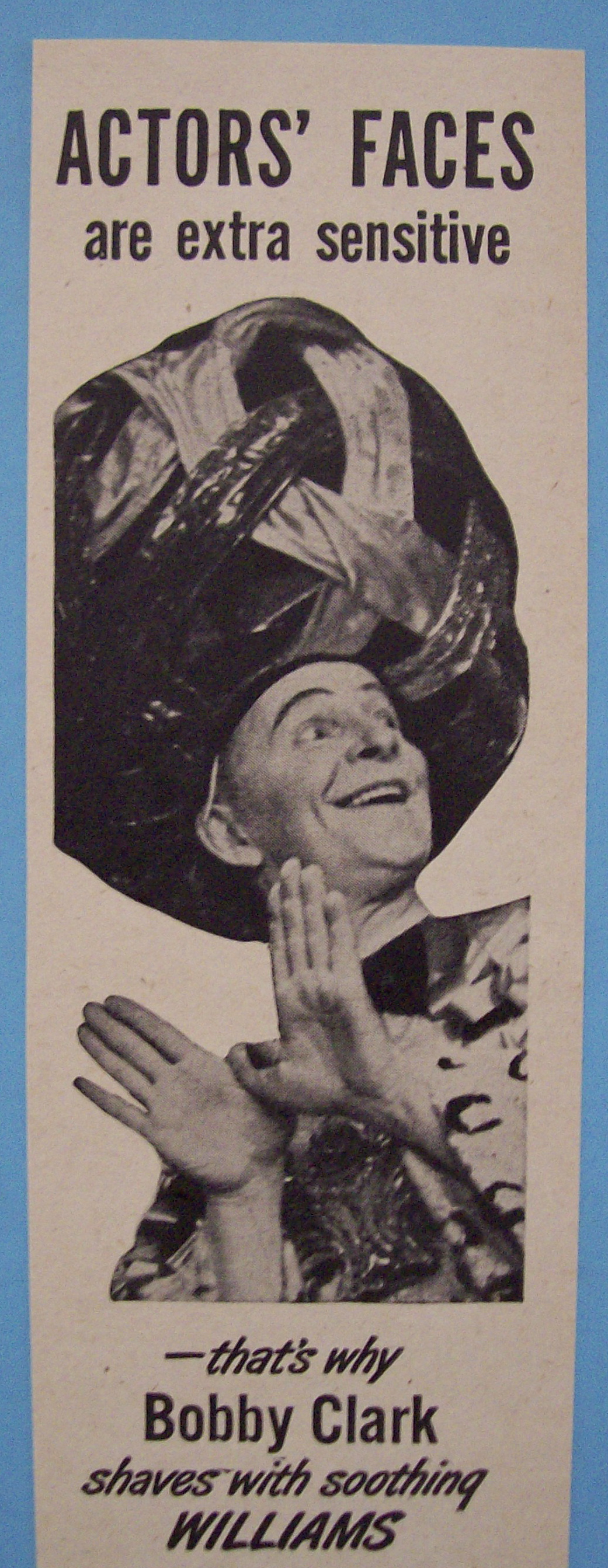 1946 Williams Shaving Cream w/ Bobby Clark
