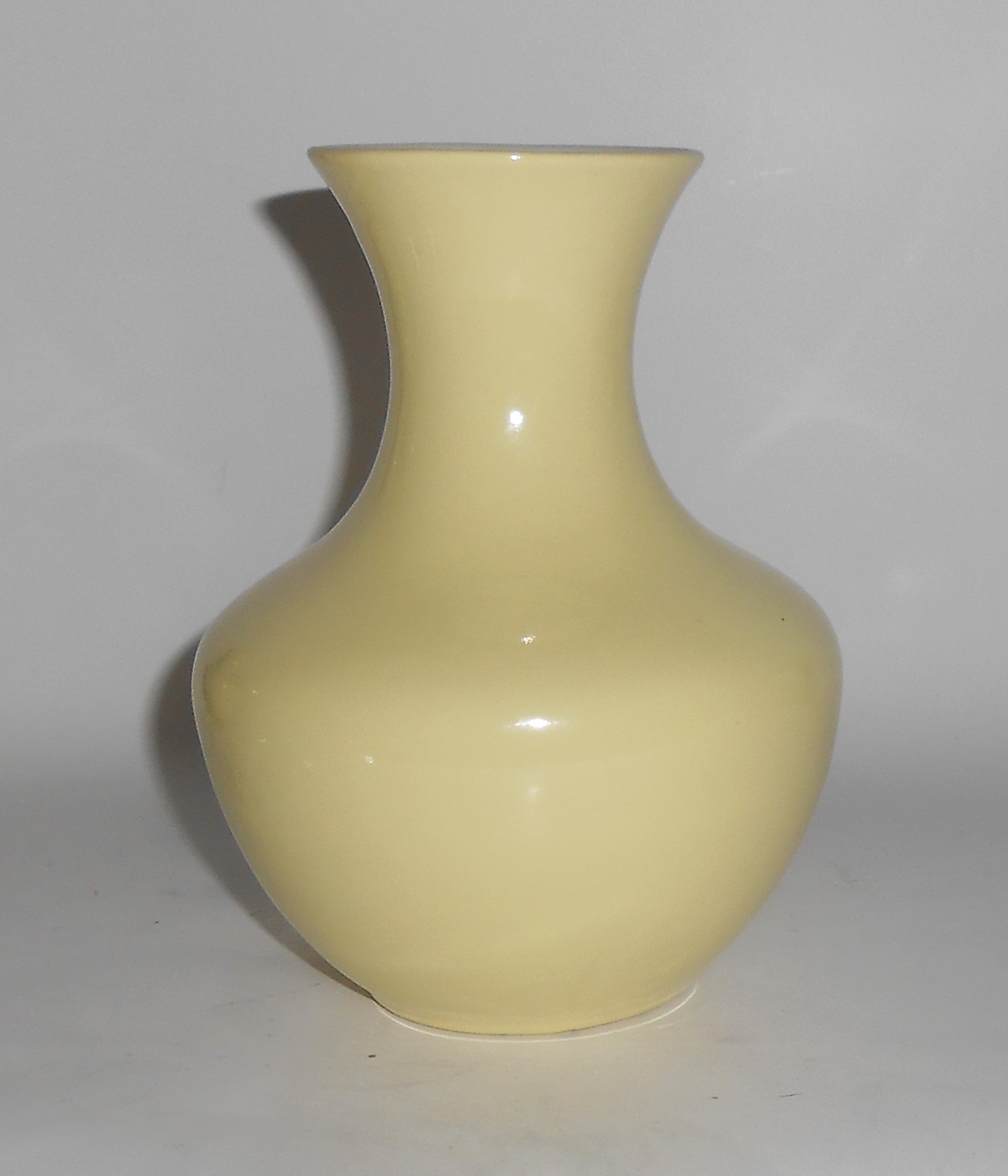 Coors Art Pottery Gloss Yellow/Matte White Cripple Cree