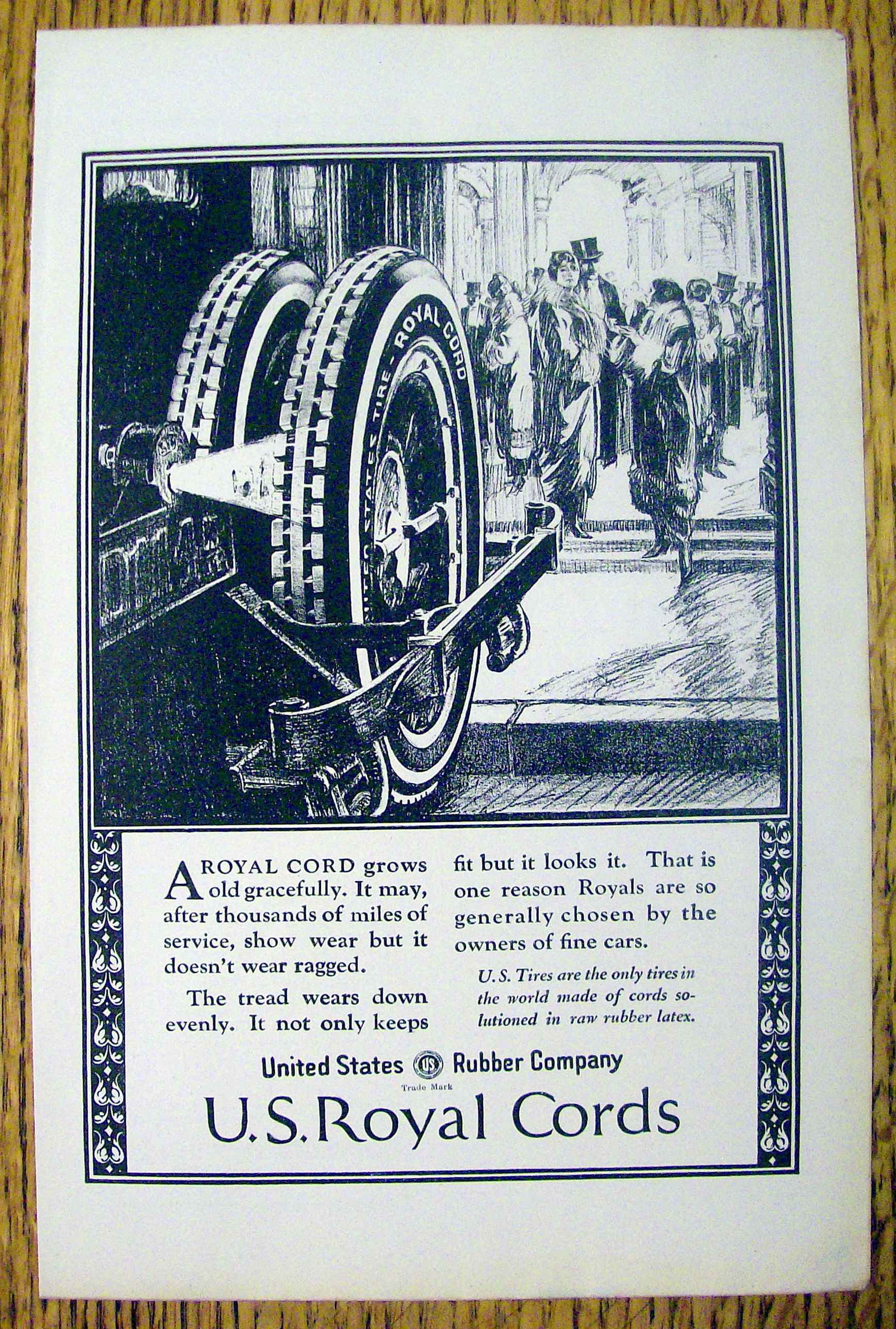 1924 U.S. Royal Cords Tires