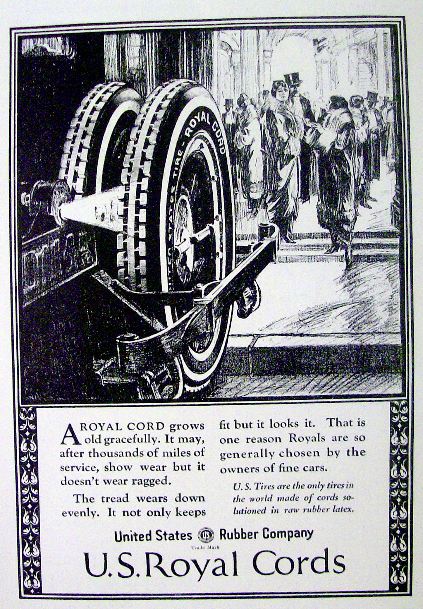 1924 U.S. Royal Cords Tires