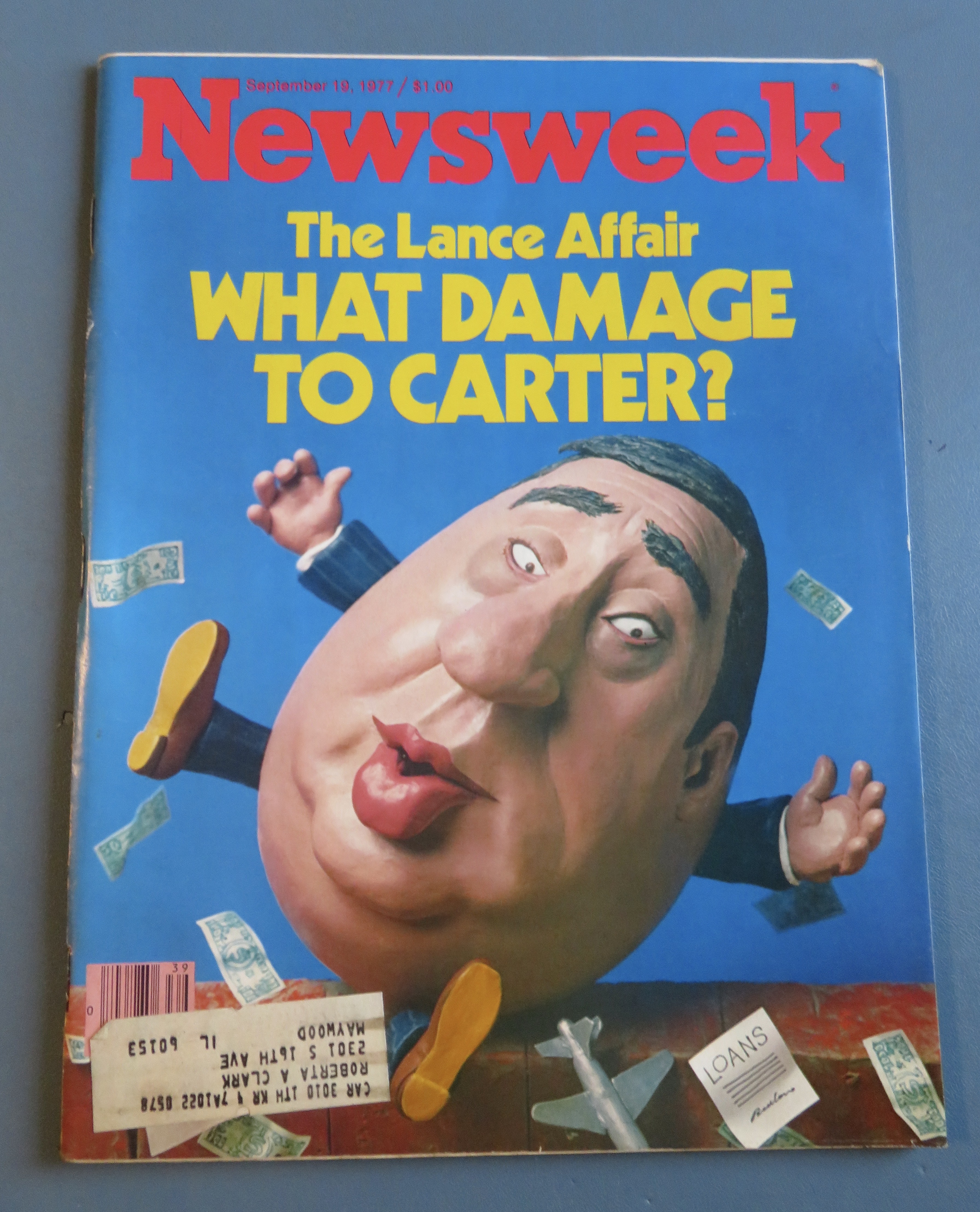Newsweek Magazine September 19, 1977 The Lance Affair
