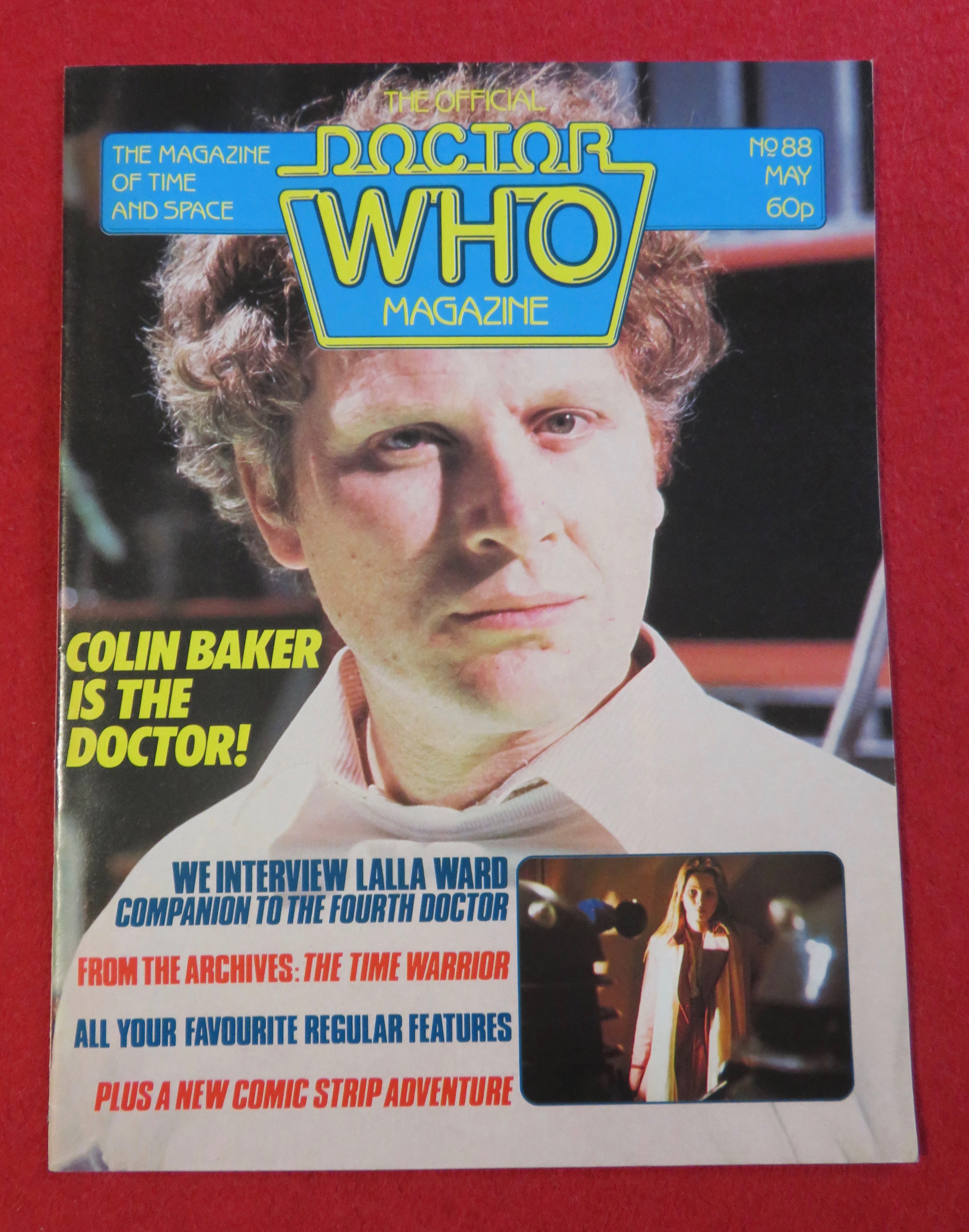 Doctor Who Magazine May 1984 Colin Baker Is Doctor