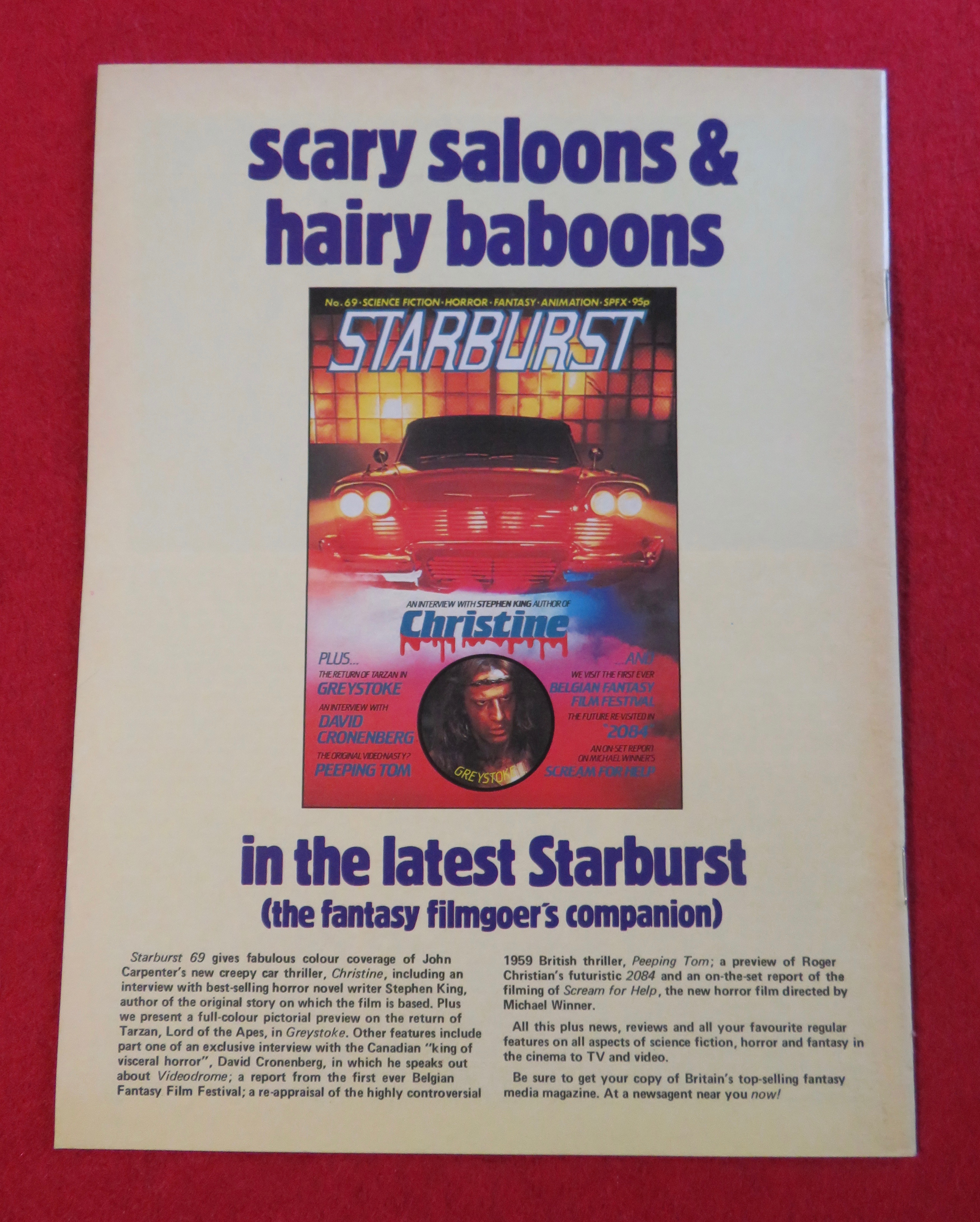 Doctor Who Magazine May 1984 Colin Baker Is Doctor