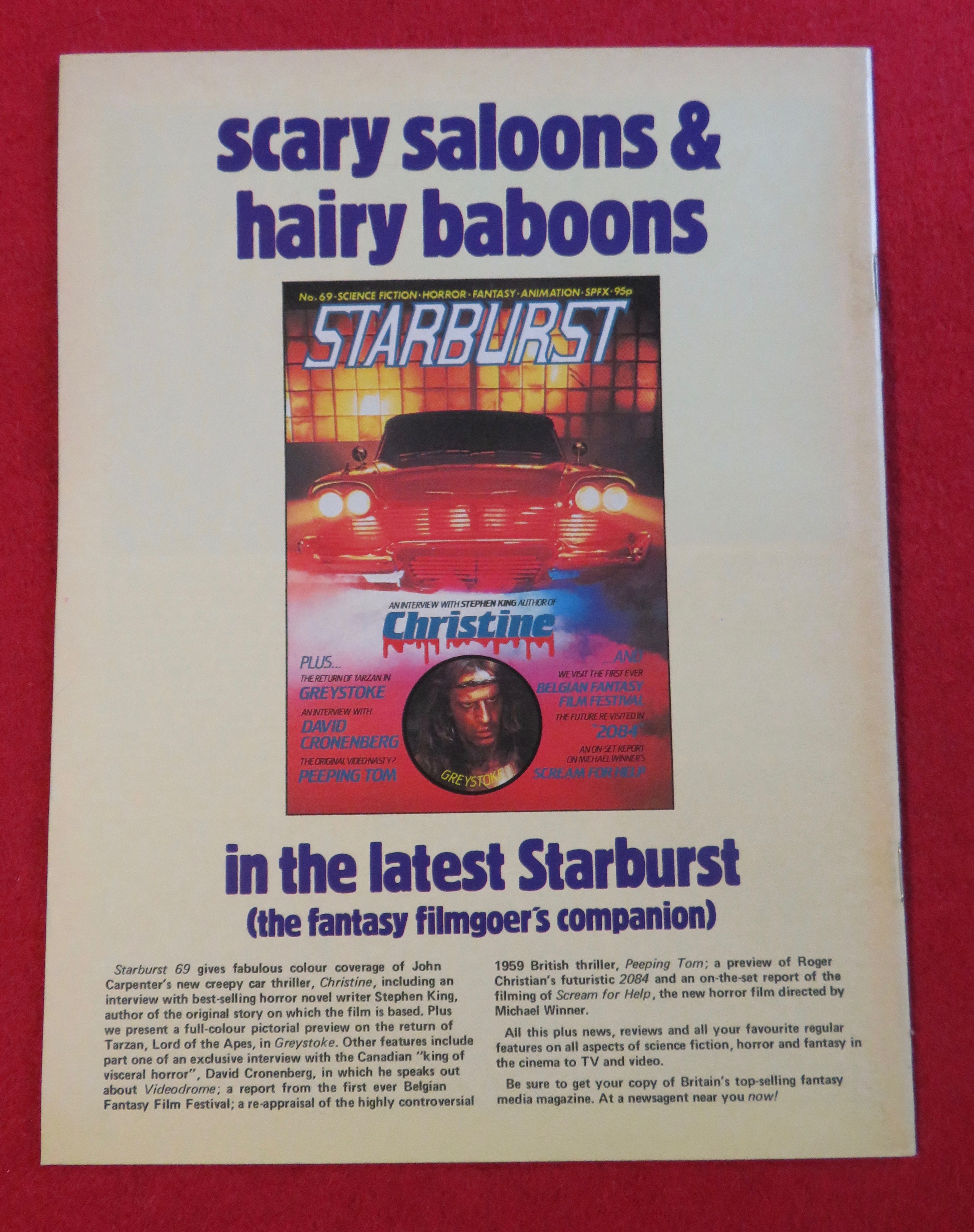 Doctor Who Magazine May 1984 Colin Baker Is Doctor