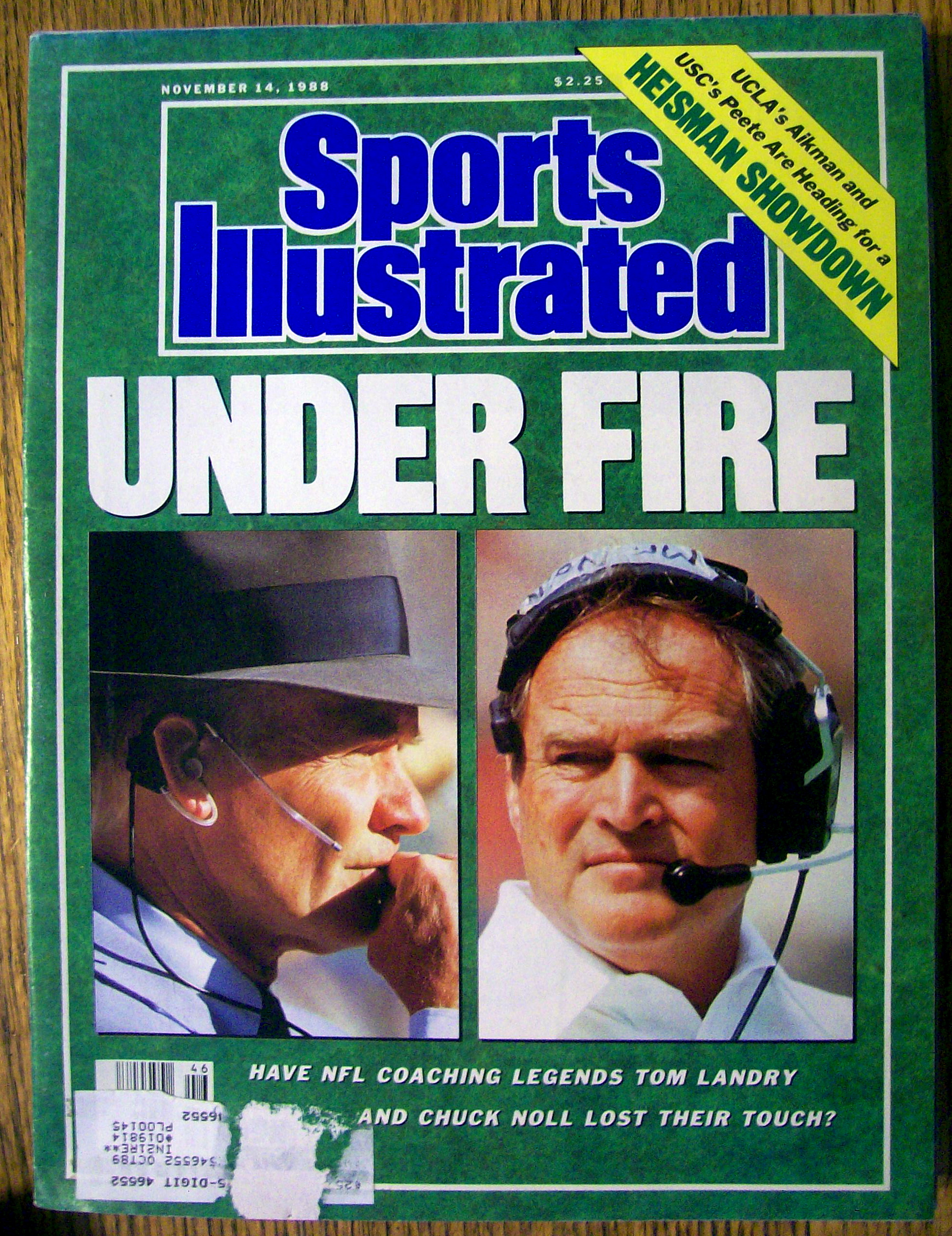 Sports Illustrated Magazine-November 14, 1988-Landry
