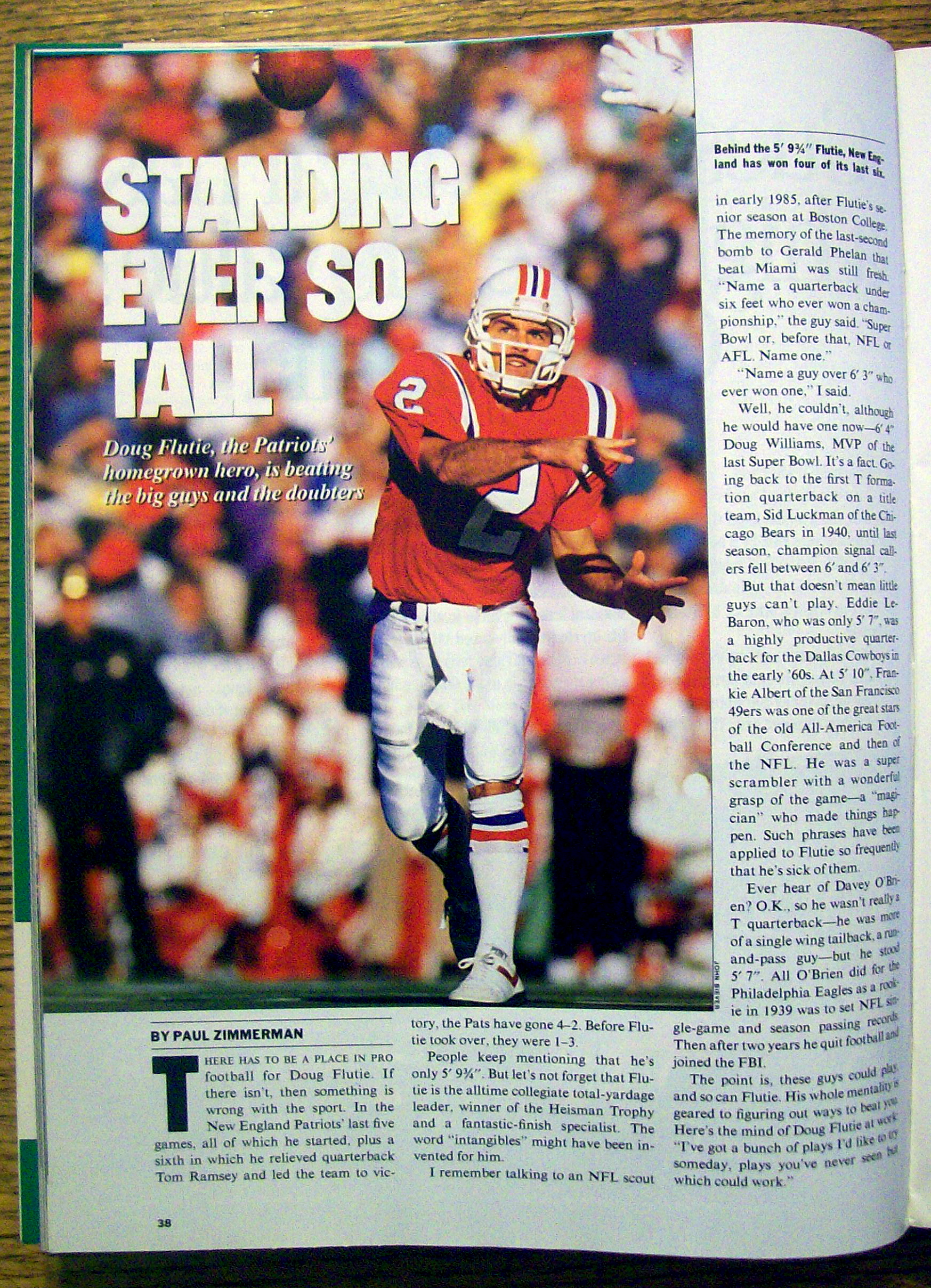 Sports Illustrated Magazine-November 14, 1988-Landry