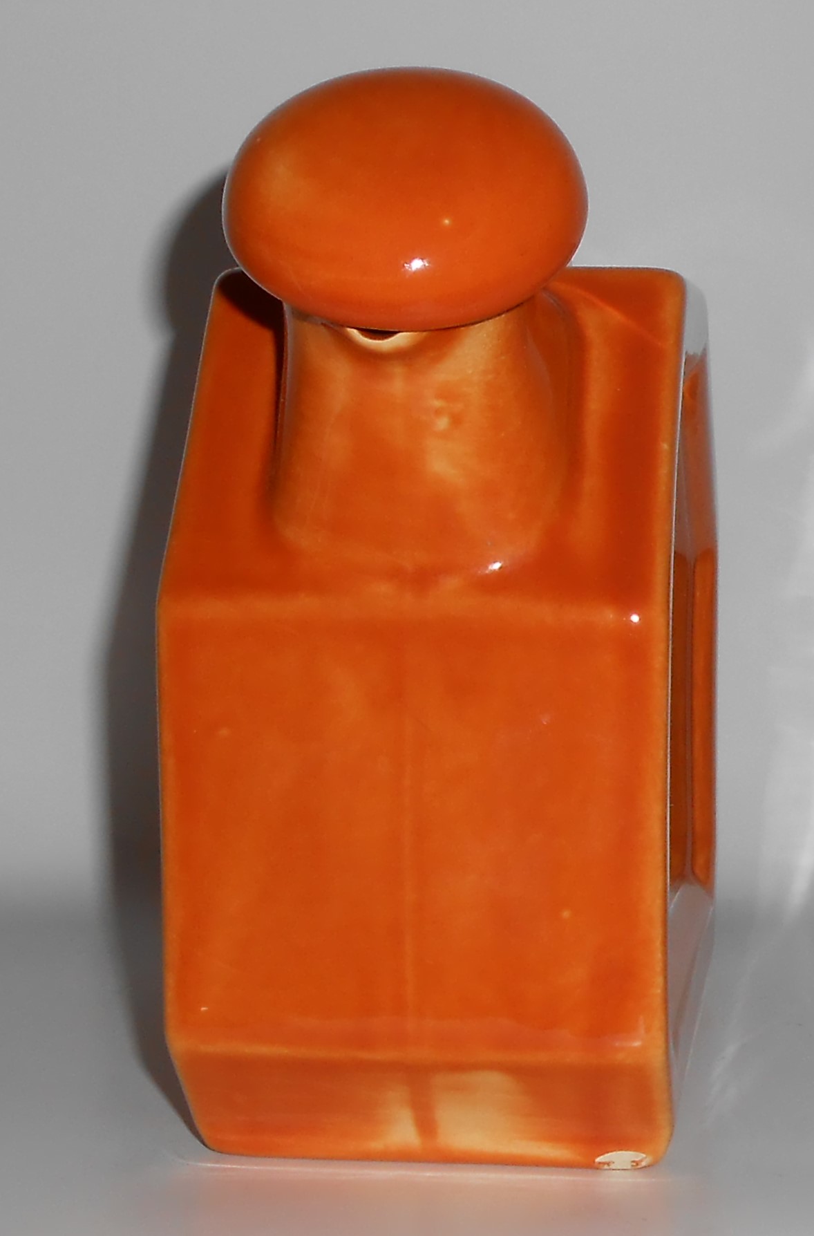 Coors Pottery Rosebud Orange Water Server w/Cap