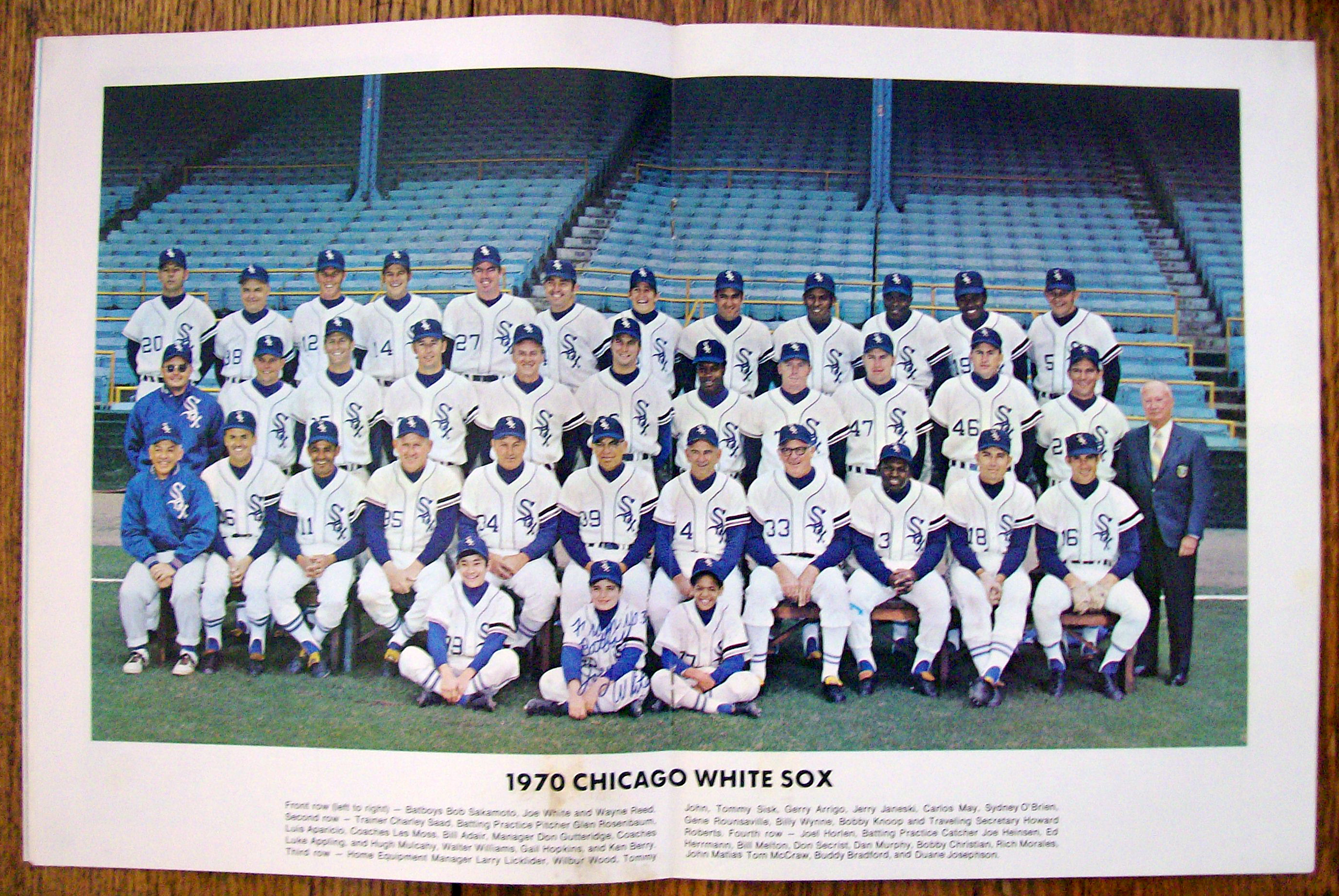 Chicago White Sox Official Yearbook 1970