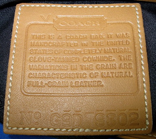 Coach handbag, purse in soft tan leather