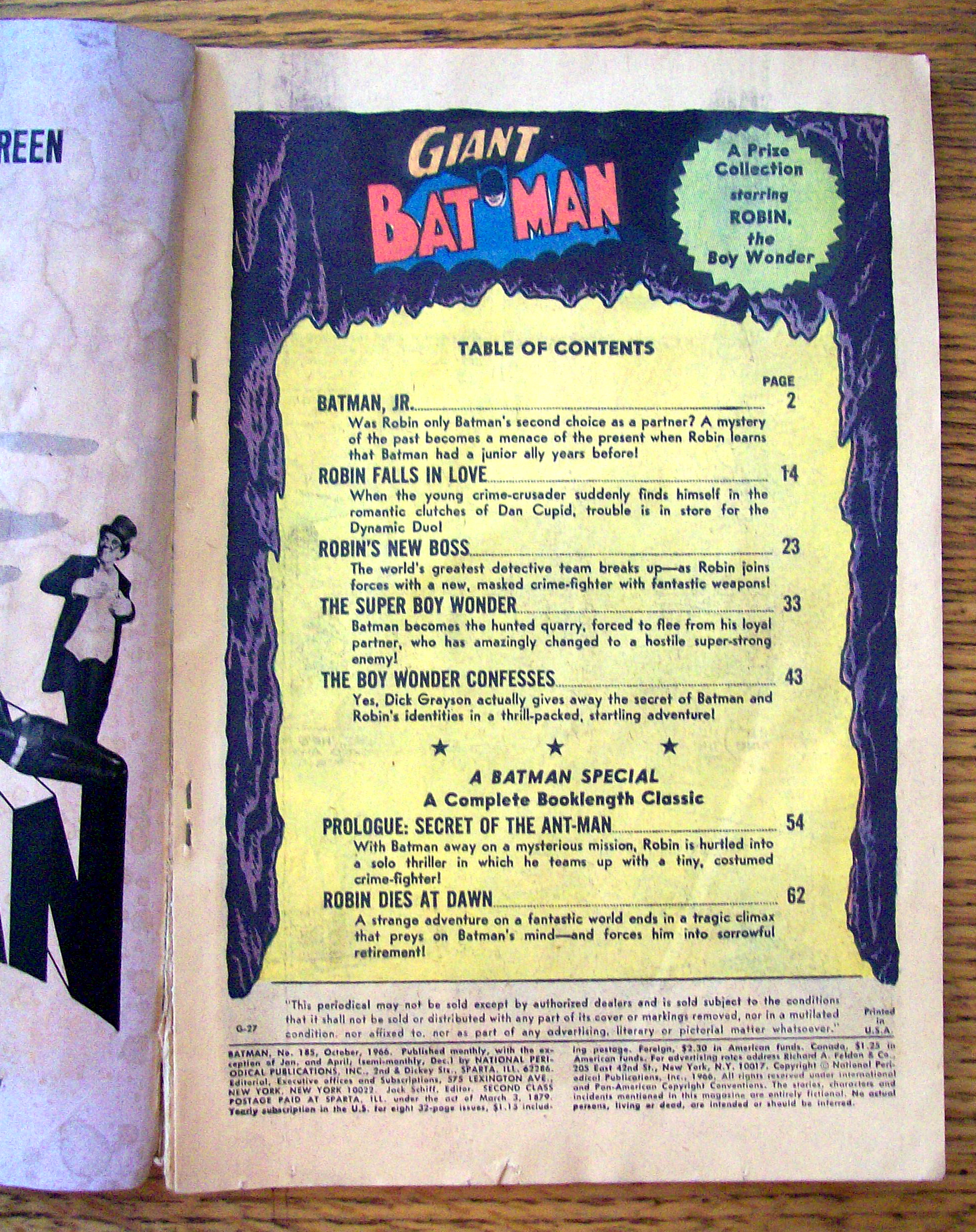 Batman Comics October 1966
