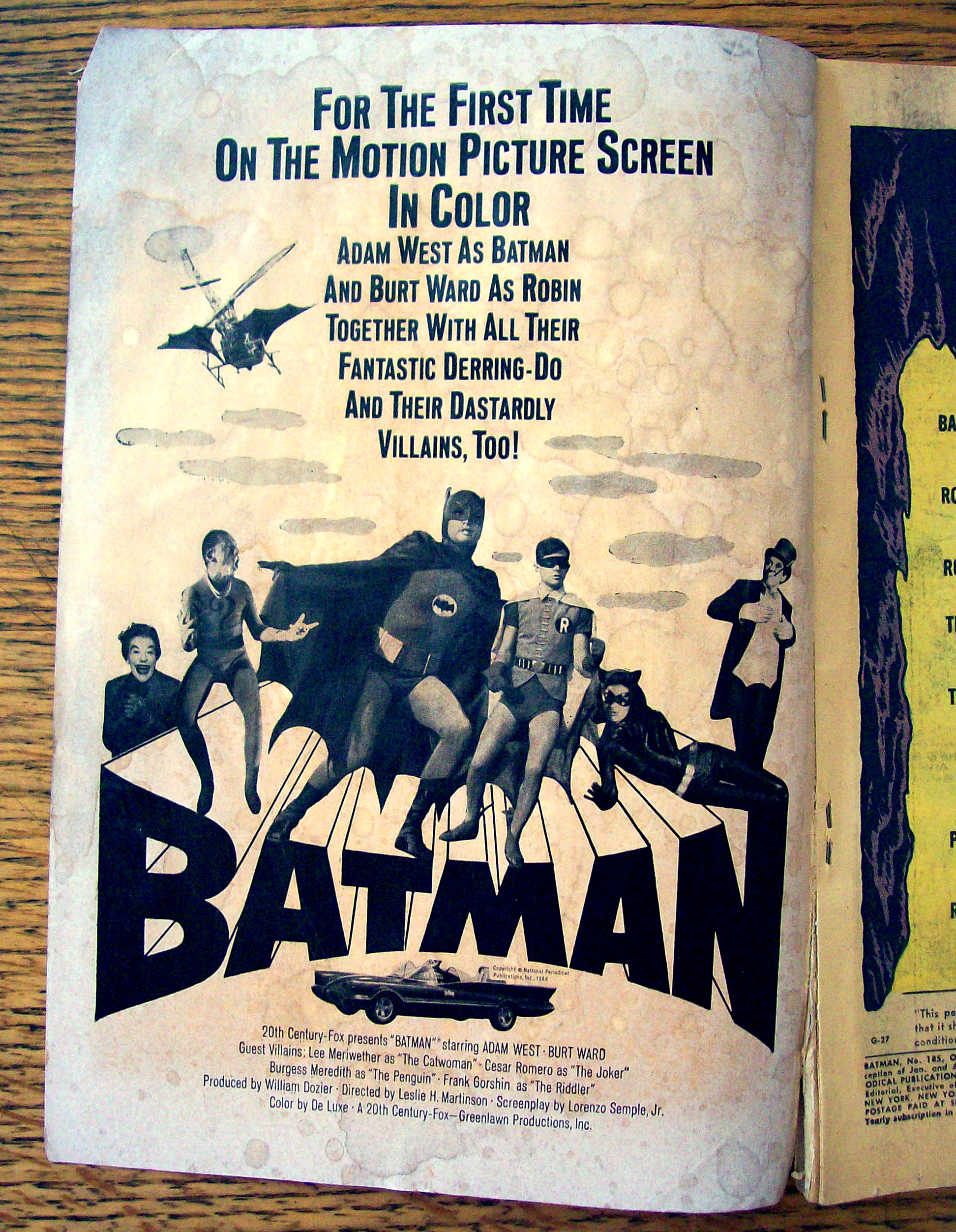 Batman Comics October 1966