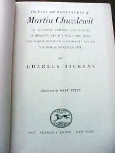 Charles Dickens Martin Chuzzlewit 1947