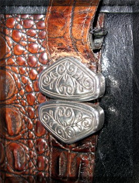 Bag Brighton black Tan leather
