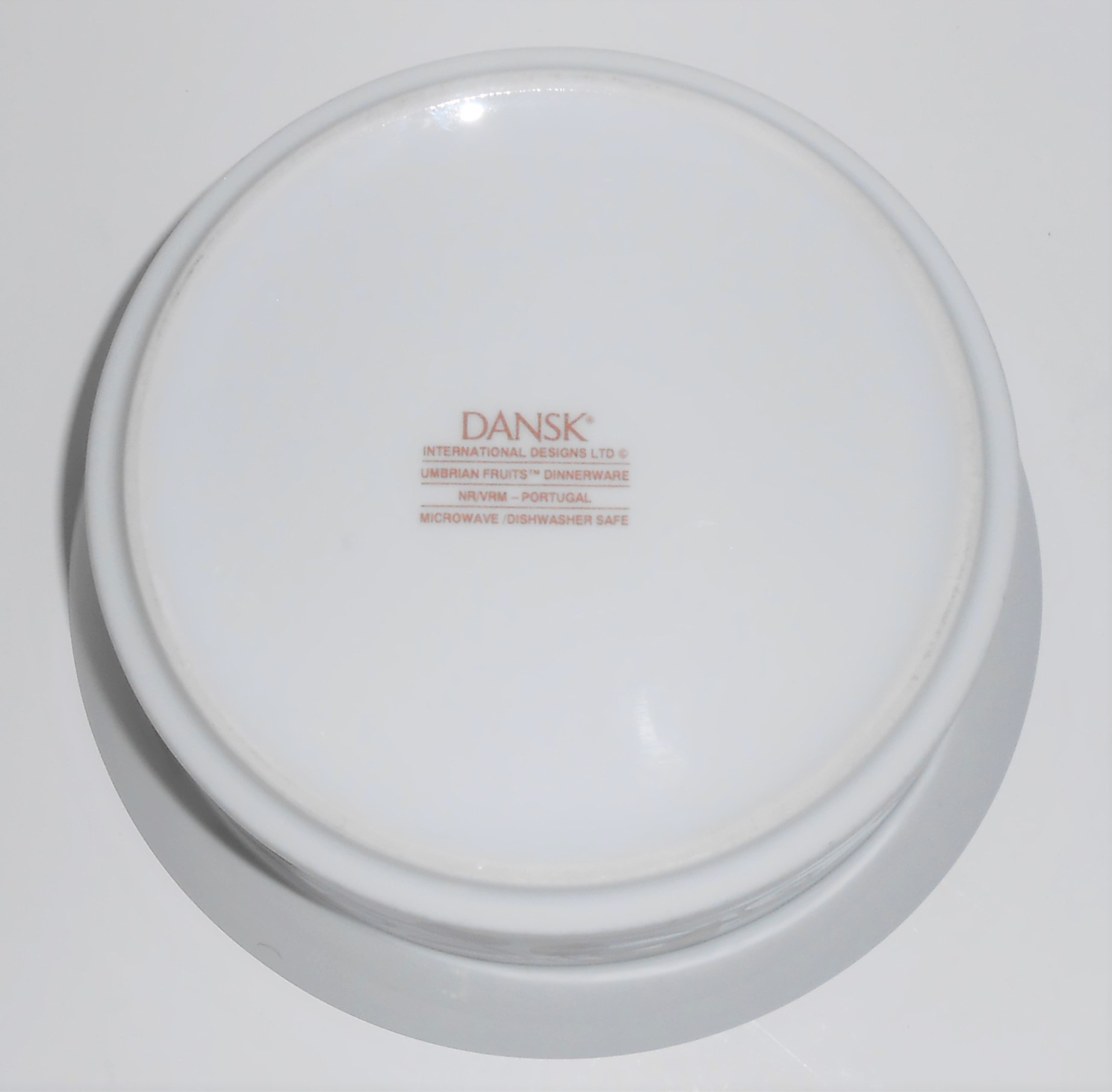 Dansk China Pottery Umbrian Fruits Cereal Bowl