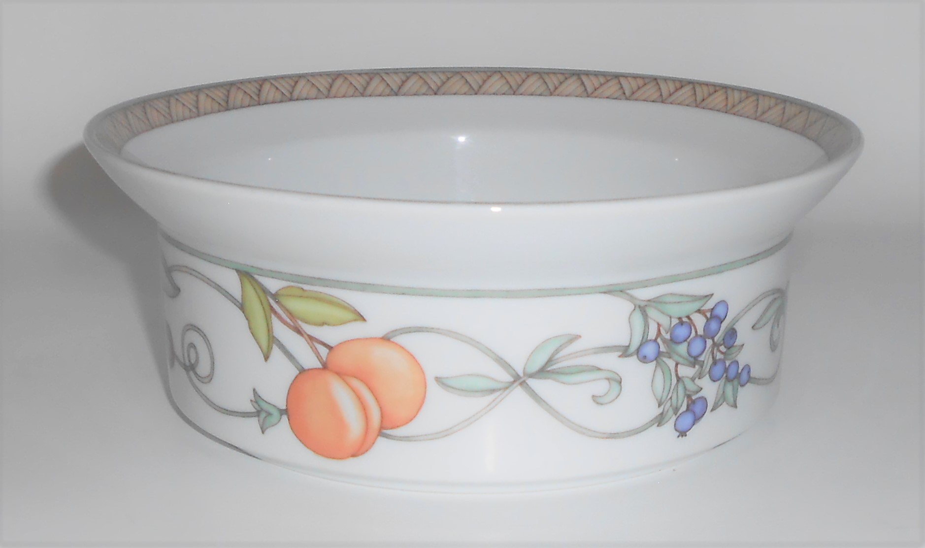 Dansk China Pottery Umbrian Fruits Cereal Bowl