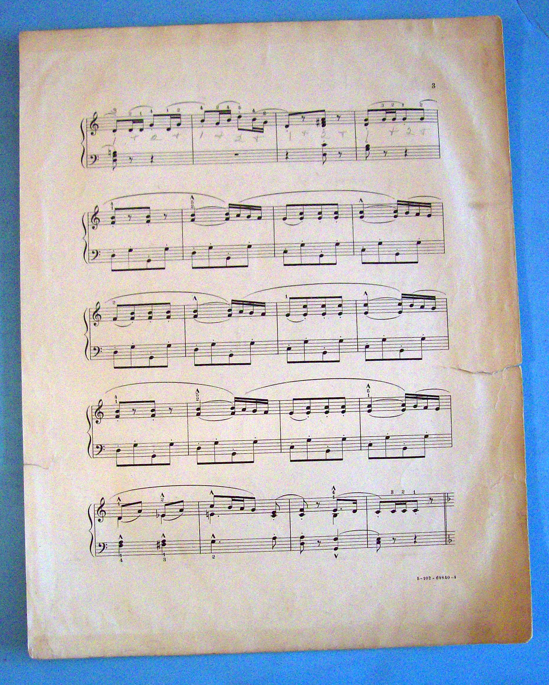 Sheet Music For 1913 March Of The Boy Scouts