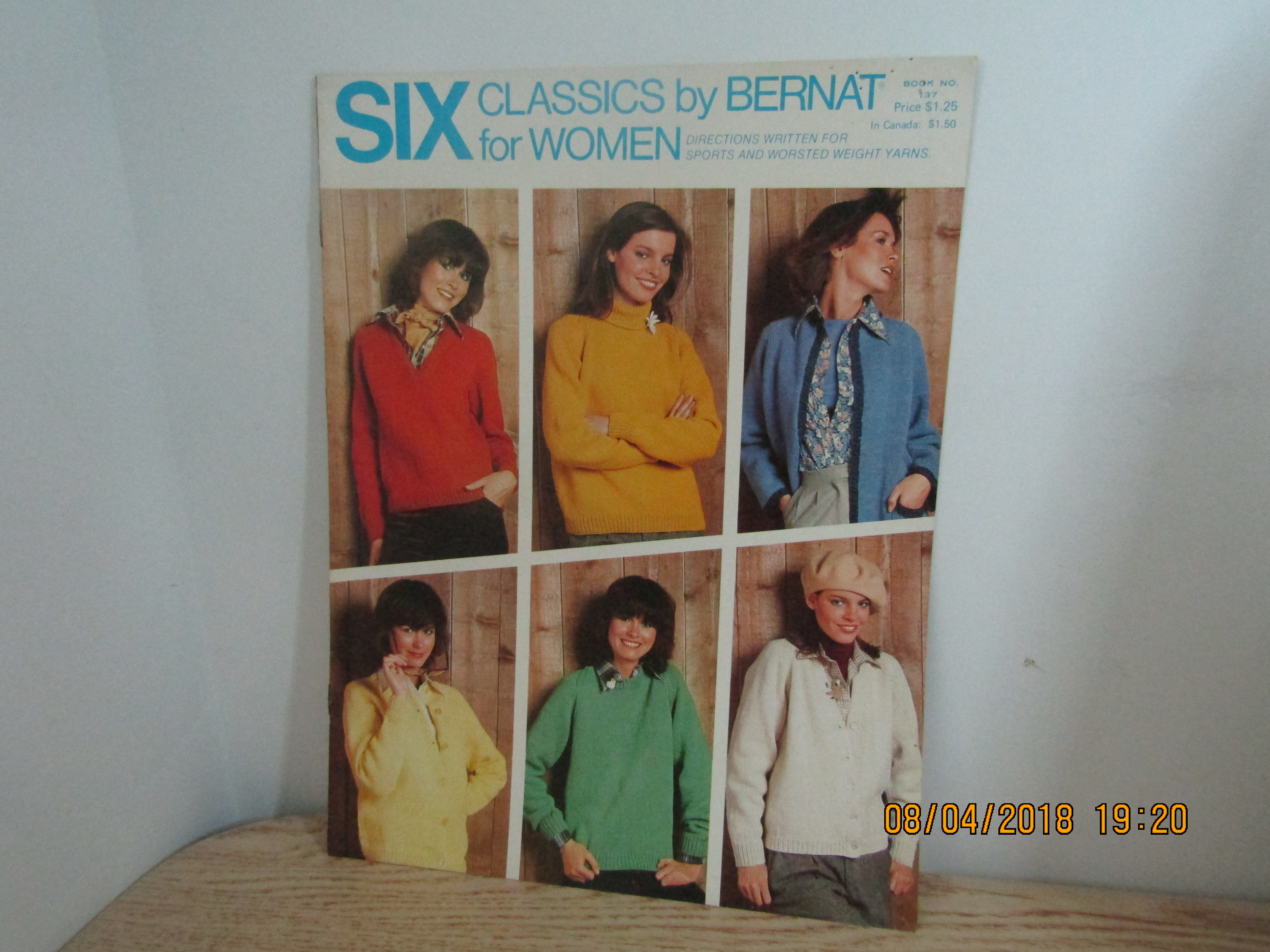 Bernat Six Classics For Women's Sweaters #137