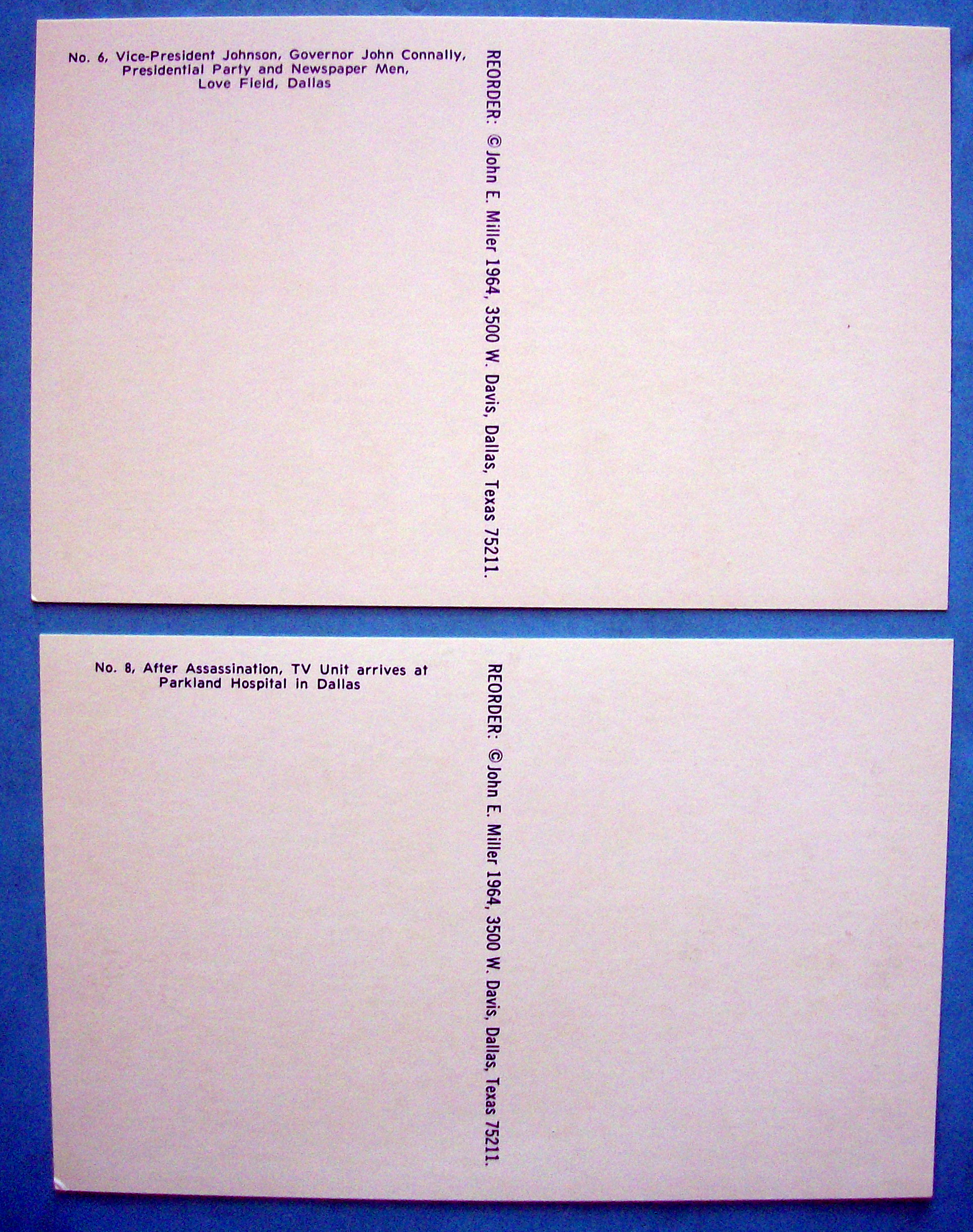 13 Vintage Postcards Of President John F. Kennedy