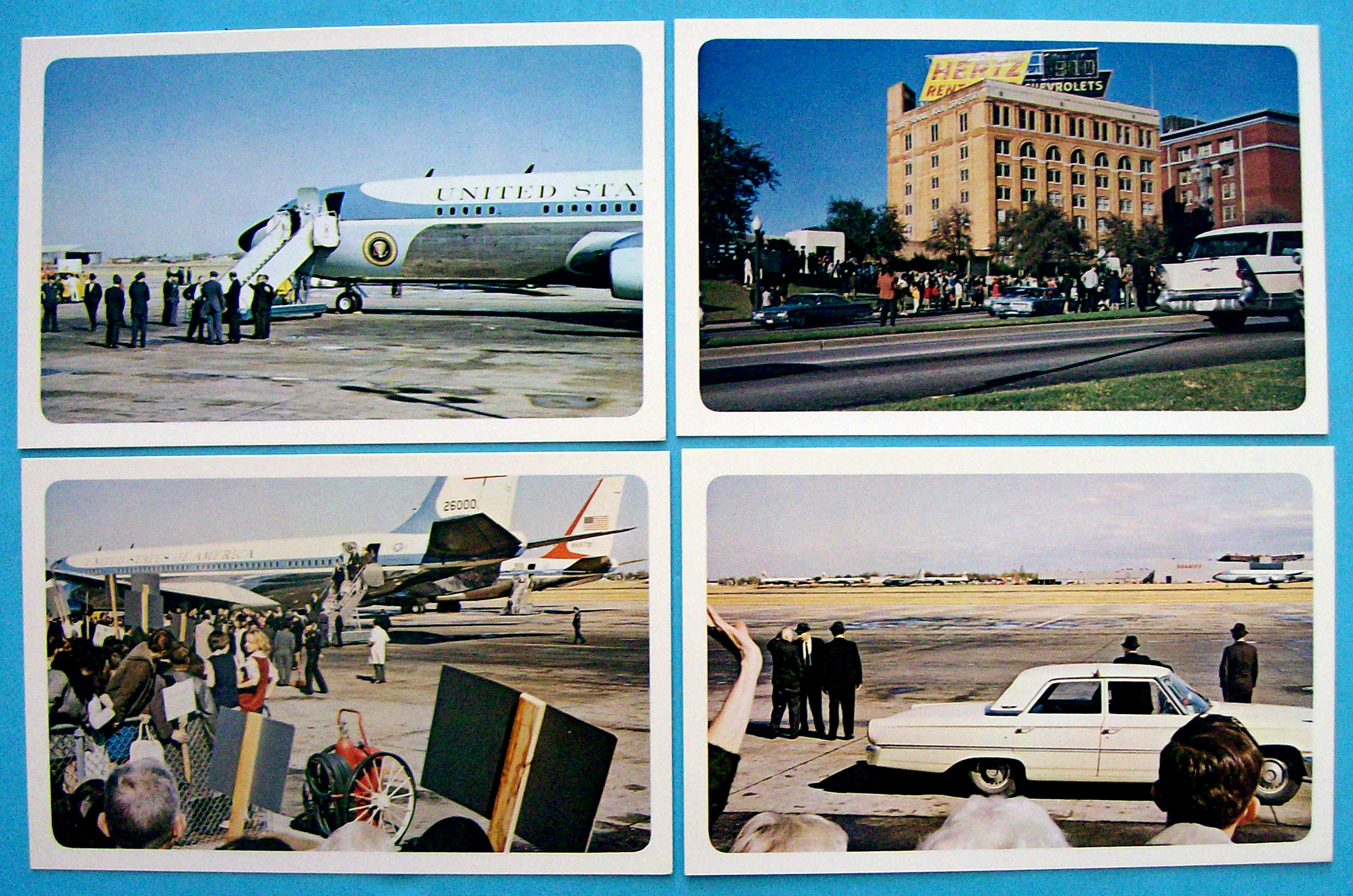 13 Vintage Postcards Of President John F. Kennedy
