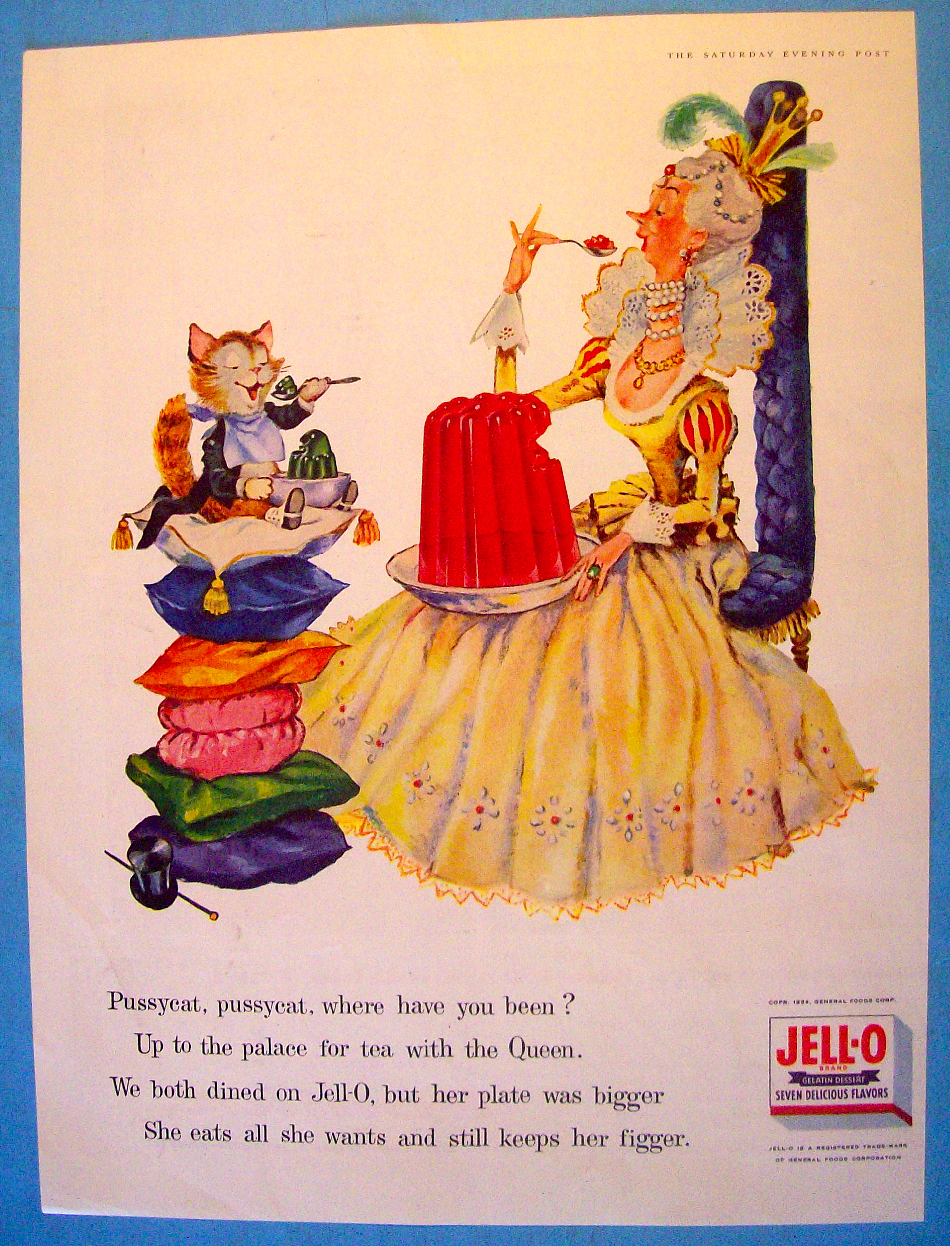 1956 Jell-O with Pussycat, Pussycat