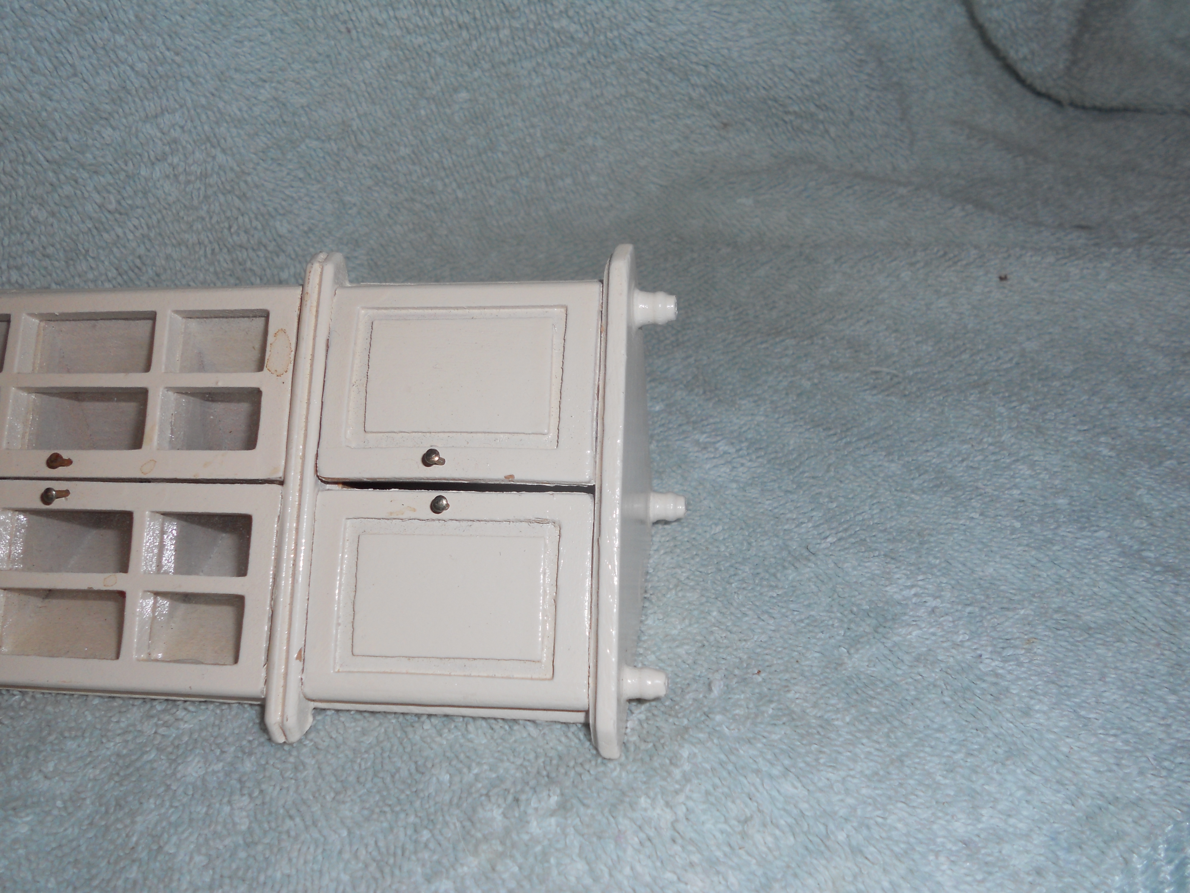 Dollhouse Furniture Corner Cupboard Hutch