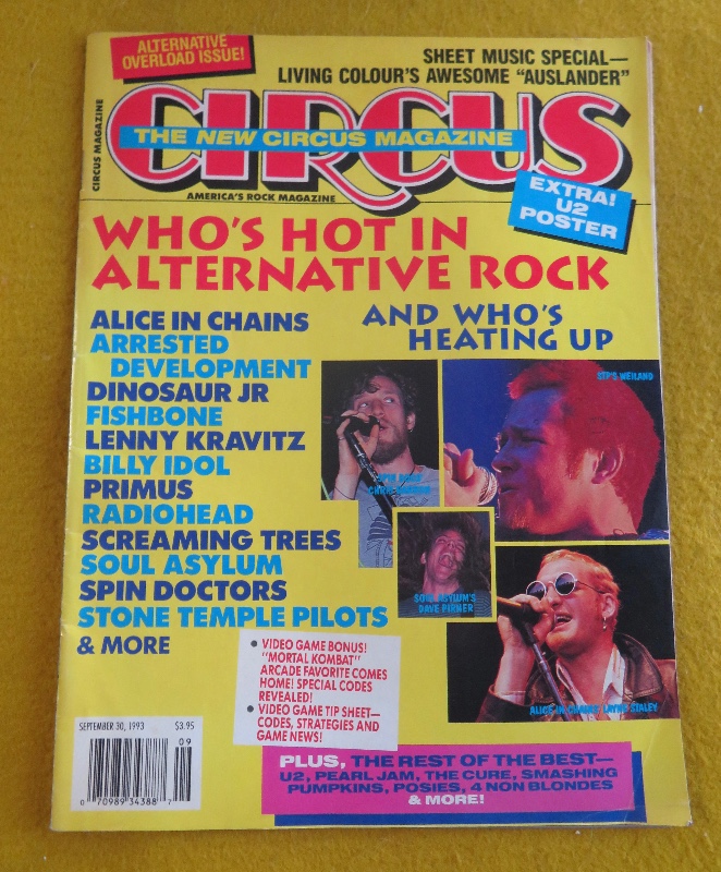 Circus Magazine September 30, 1993 Who's Hot & Who's Heating Up