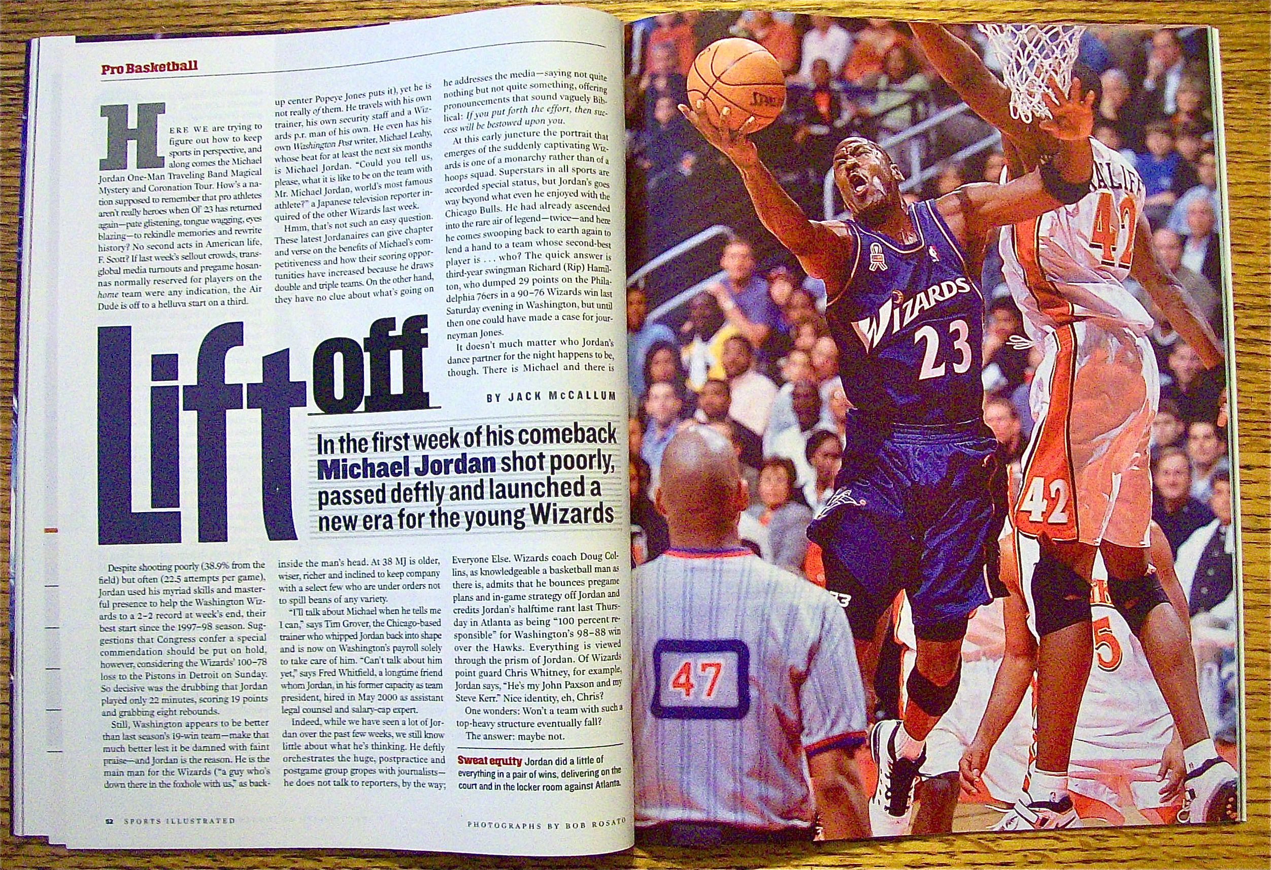 Sports Illustrated Magazine November 12,  2001 Arizona