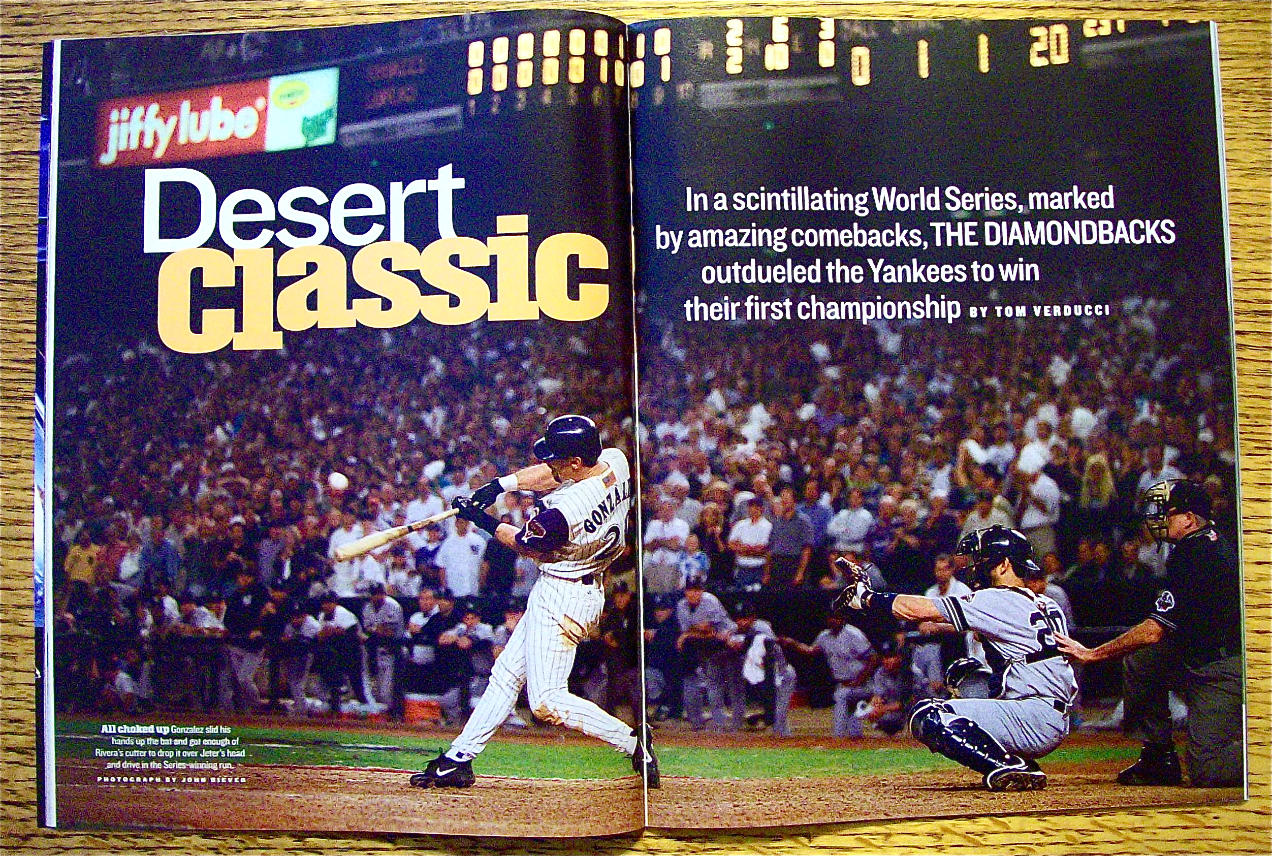 Sports Illustrated Magazine November 12,  2001 Arizona