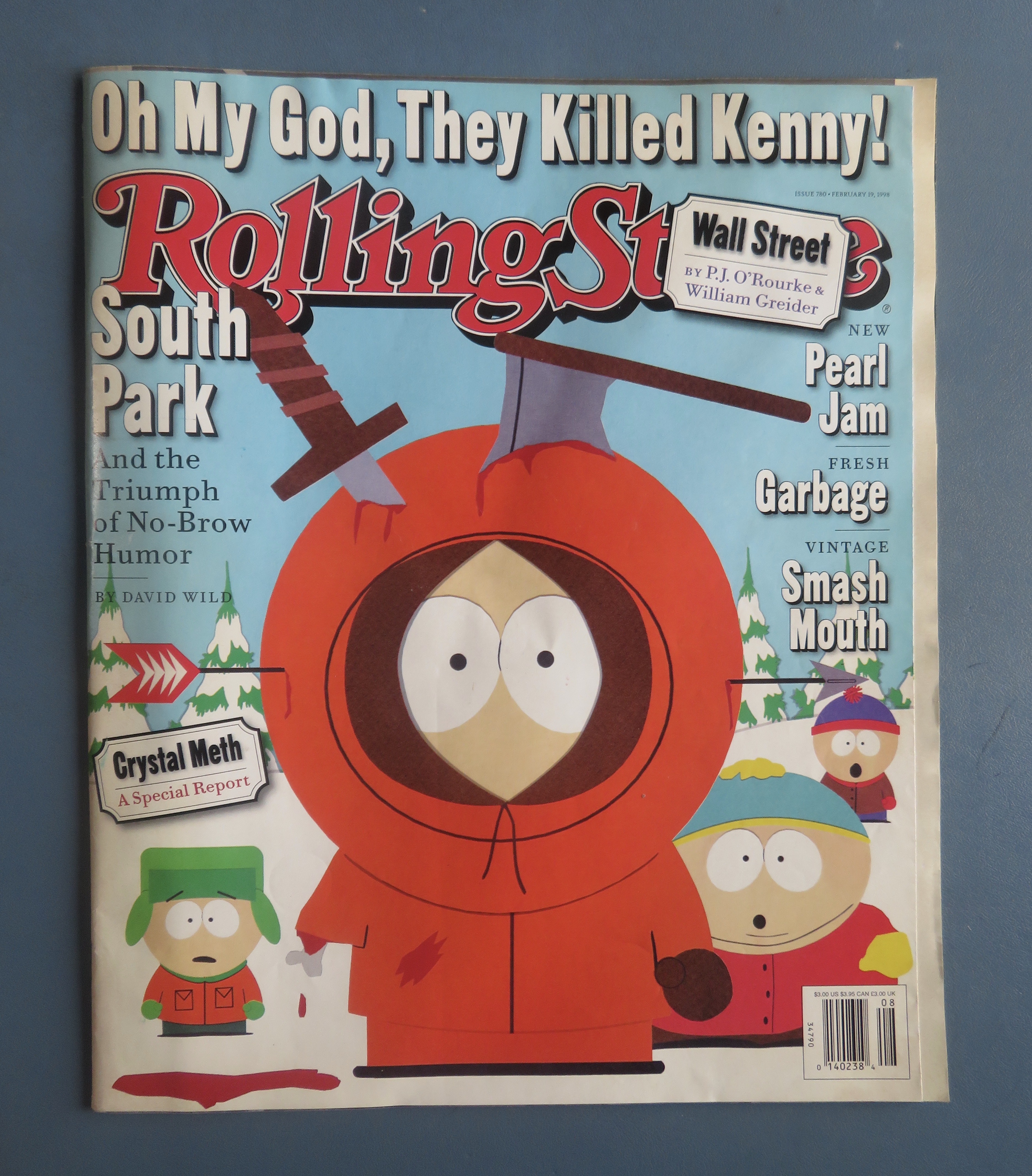 Rolling Stone February 19, 1998 South Park (Kenny)