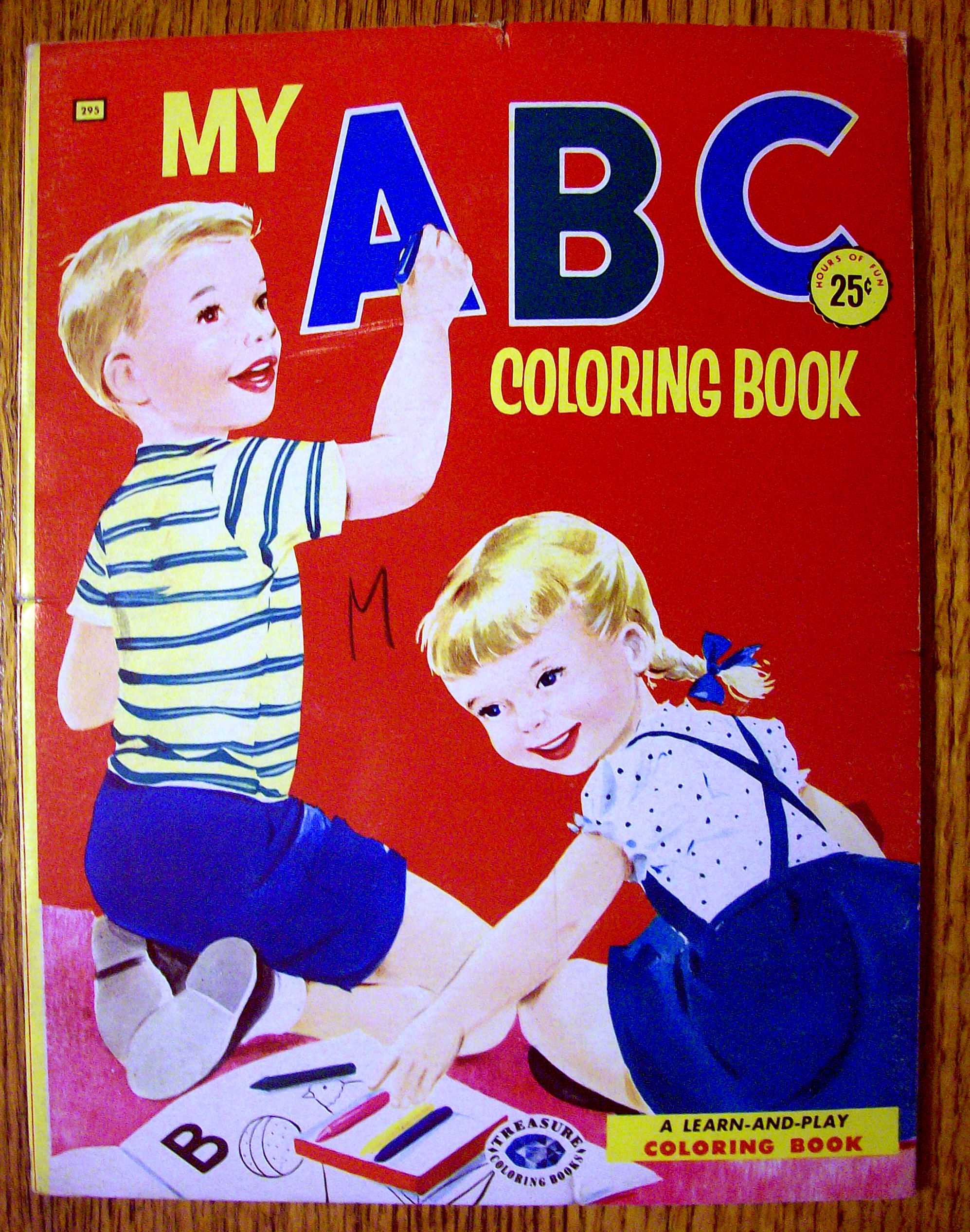 My ABC Coloring Book 1957 (Treasure Books)