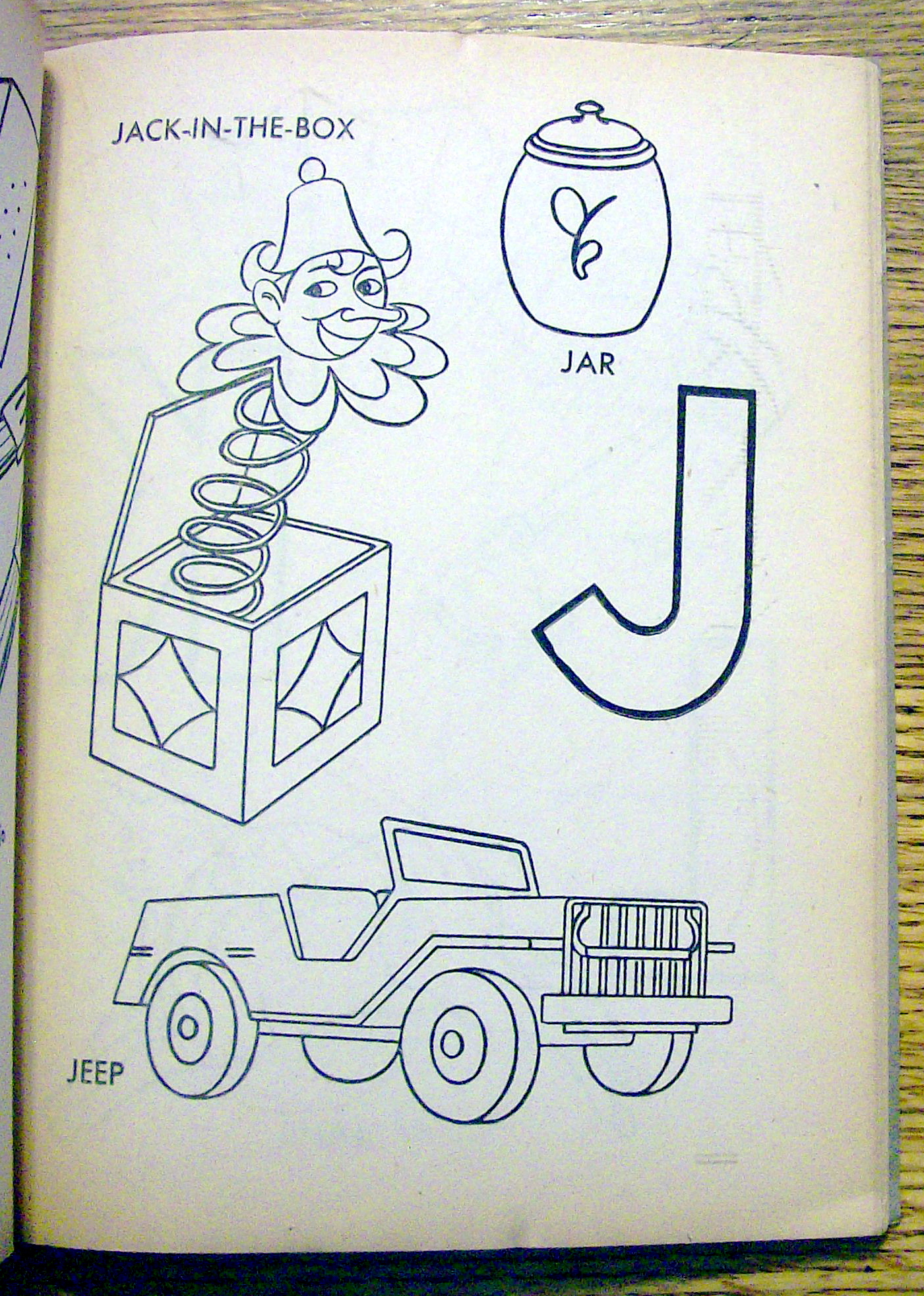 My ABC Coloring Book 1957 (Treasure Books)