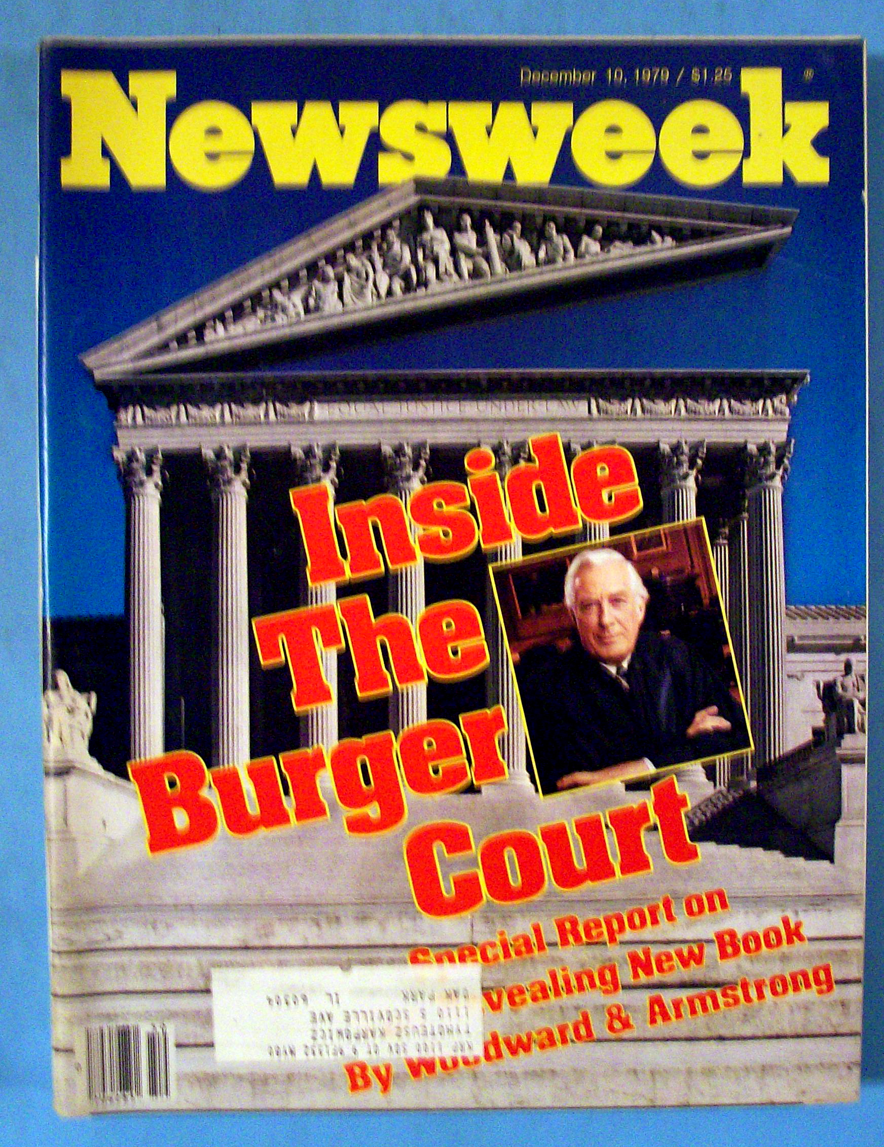 Newsweek Magazine - December 10, 1979 - Burger Court