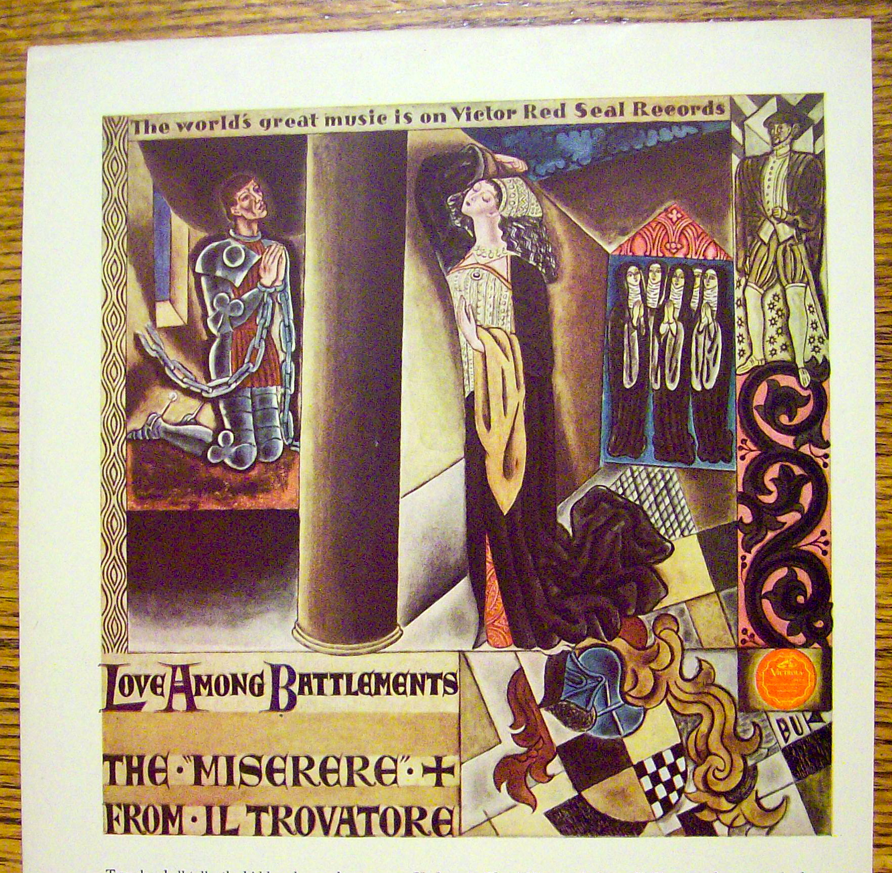 1929 Victor Red Seal Records with Miserere