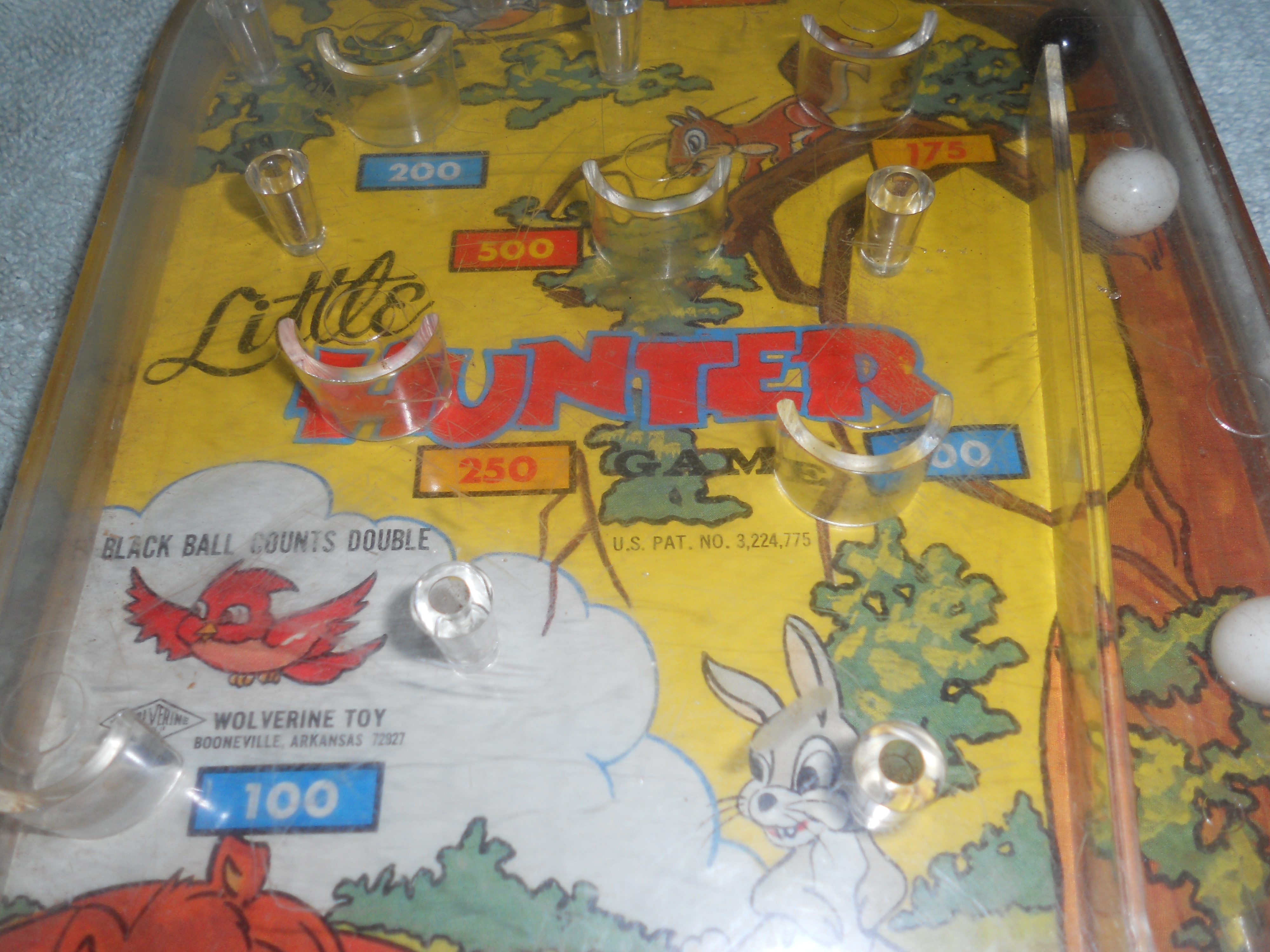 Little Hunter Pinball Marble Game Wolverine