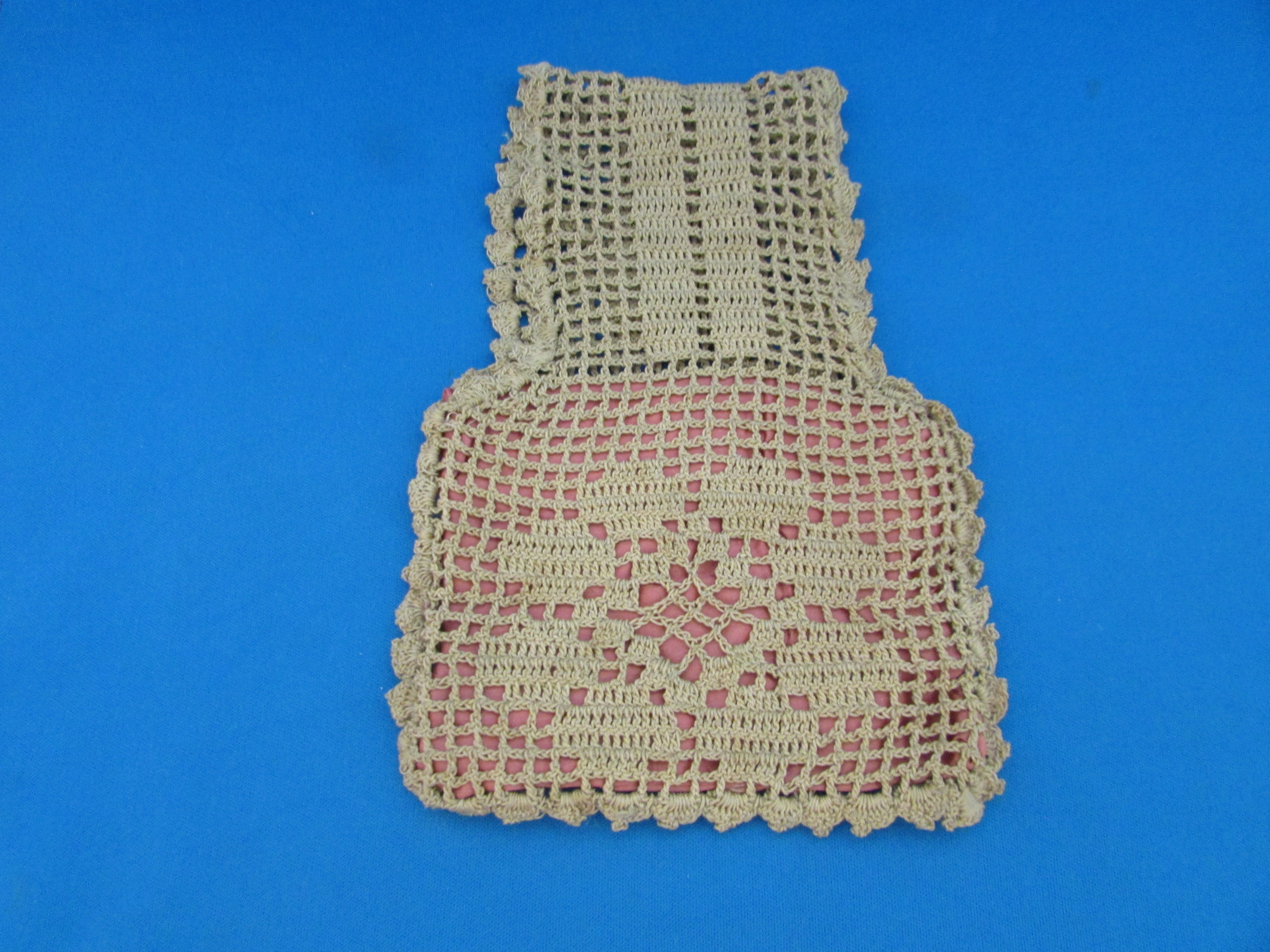 Victorian or Edwardian Crocheted Miser or Wristlet Purse