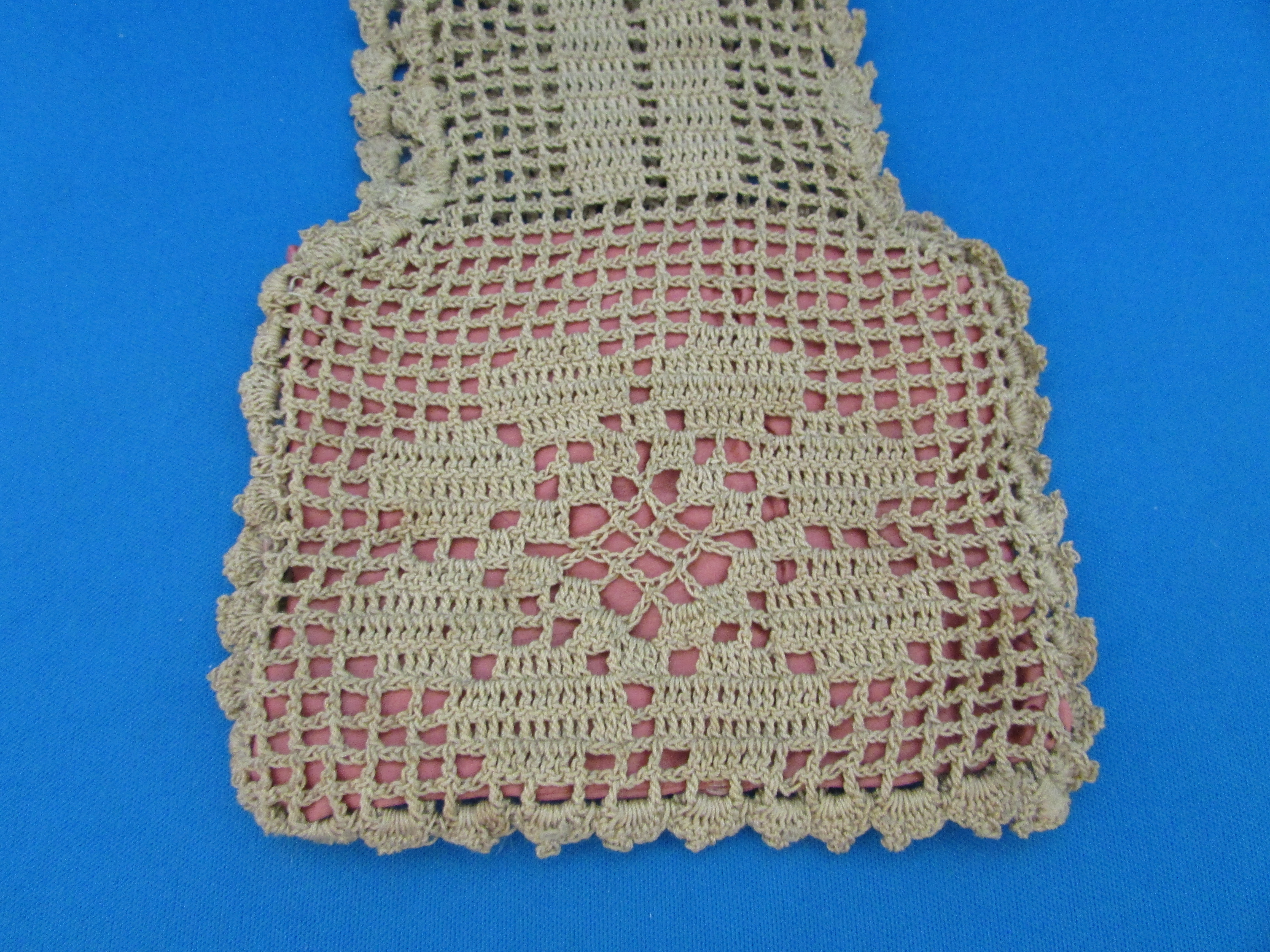 Victorian or Edwardian Crocheted Miser or Wristlet Purse
