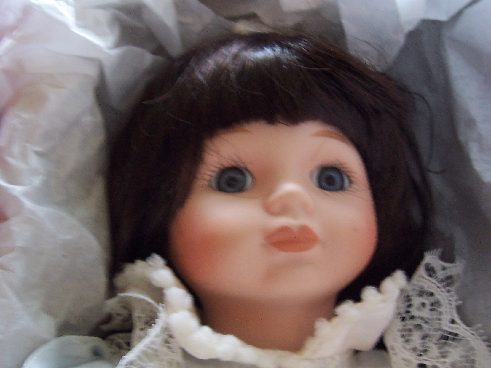 Brinns Porcelain Doll in Box 1990
