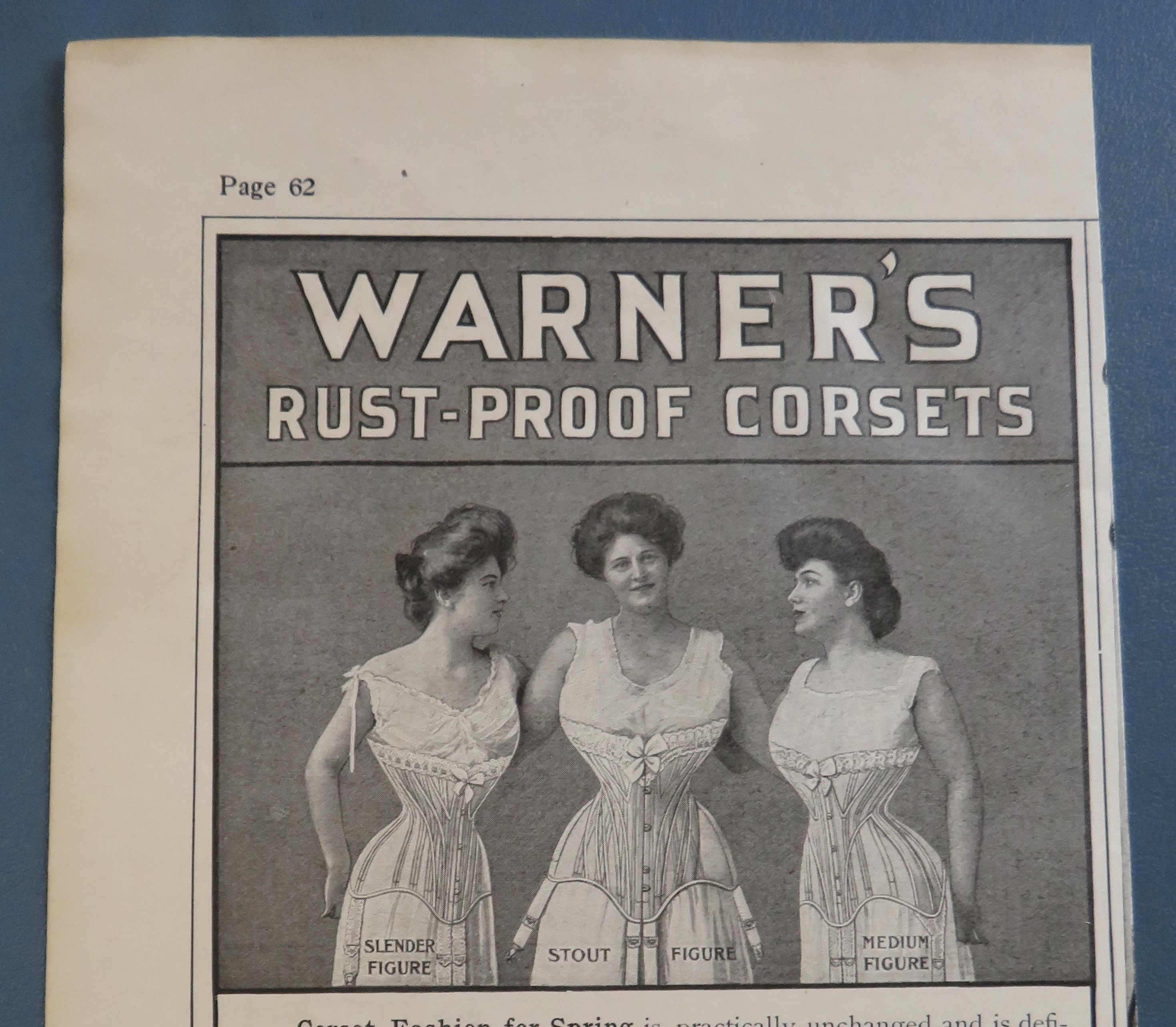 1905 Warner's Rust Proof Corsets with Three Women