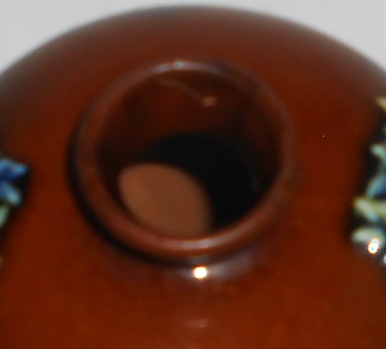 Peters And Reed Pottery Standard Glaze Decorated Vase