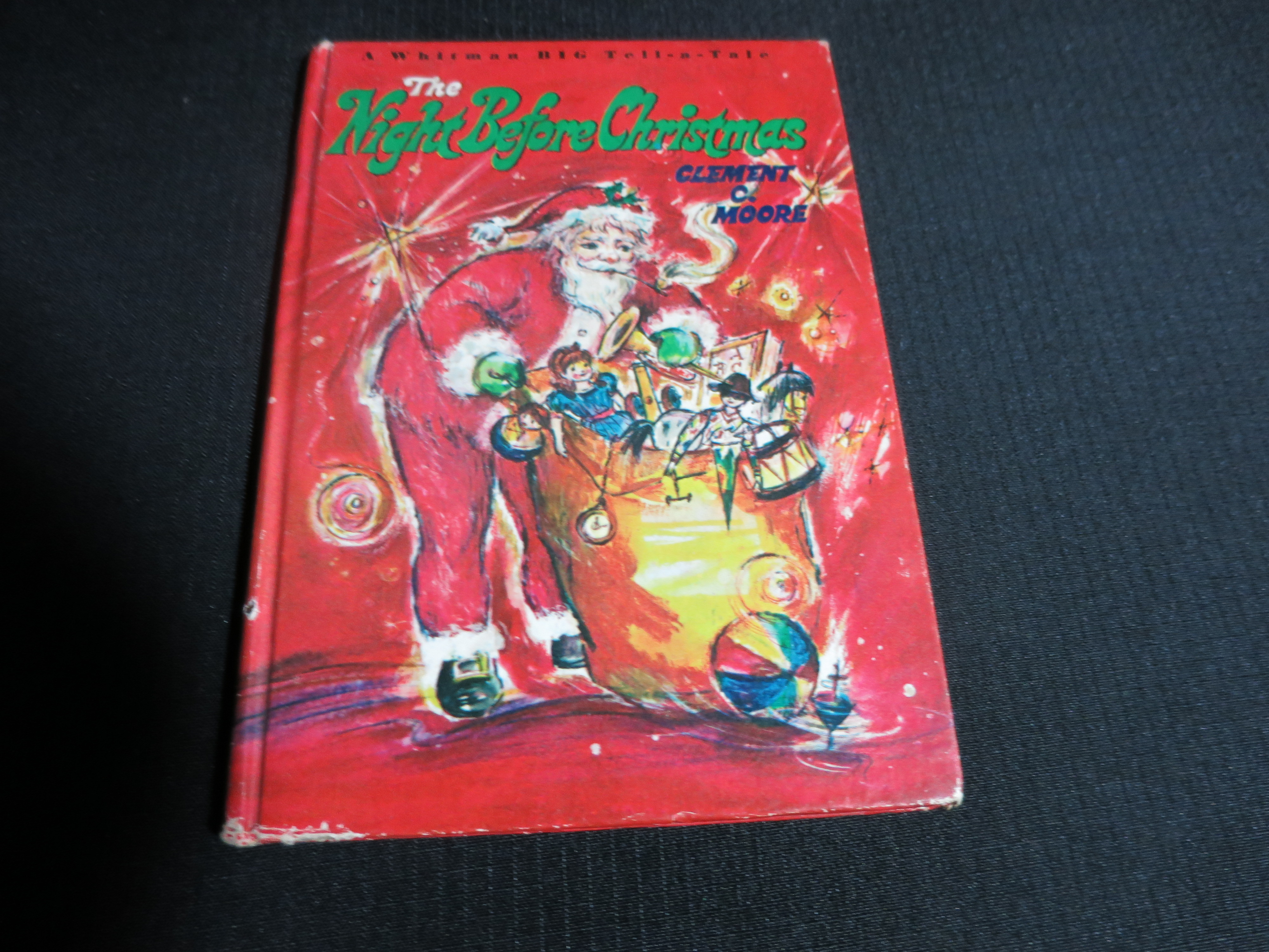 Night Before Christmas Book by Clement C Moore 1965
