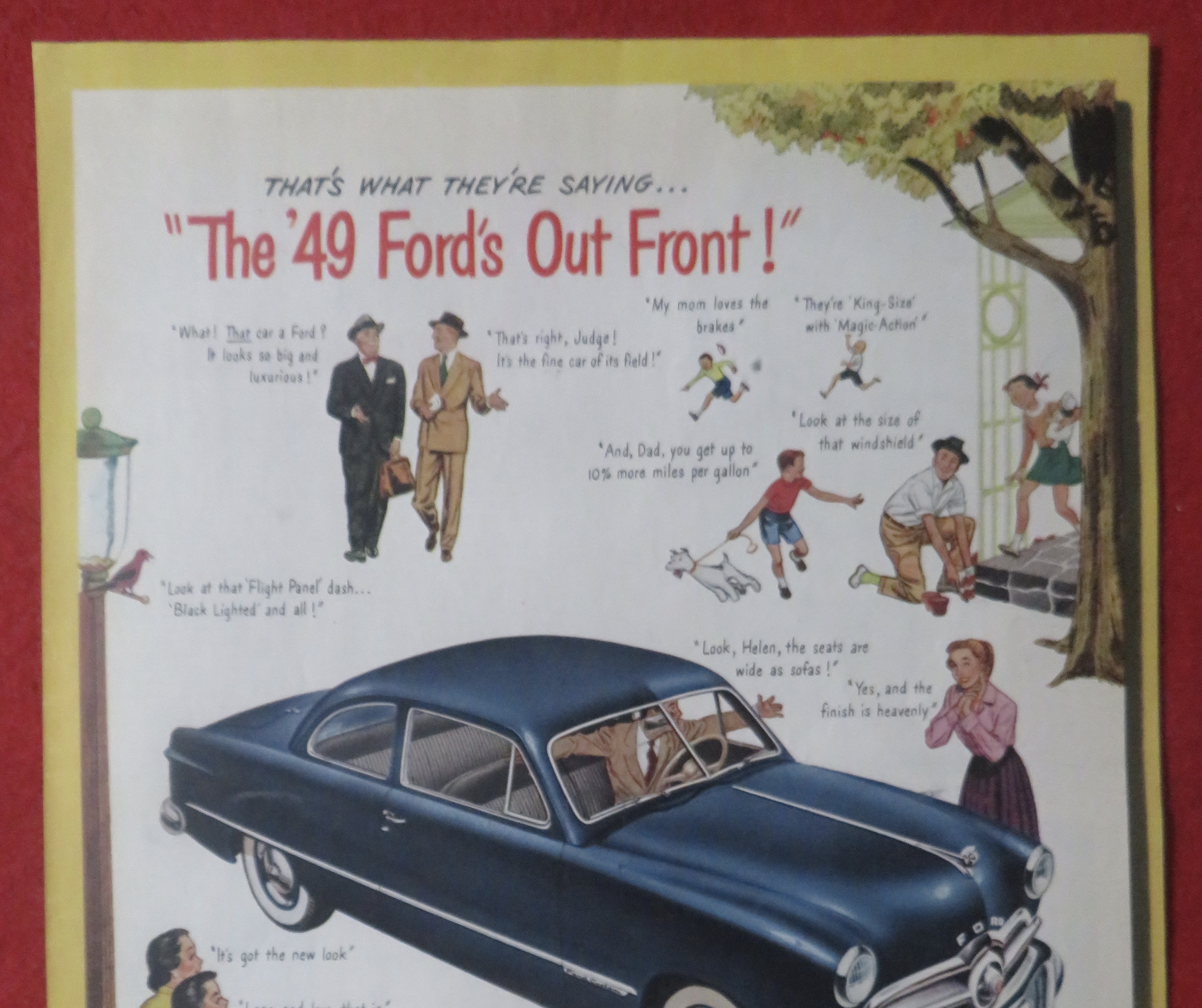 1948 Ford Automobile with The '49 Ford's Out Front