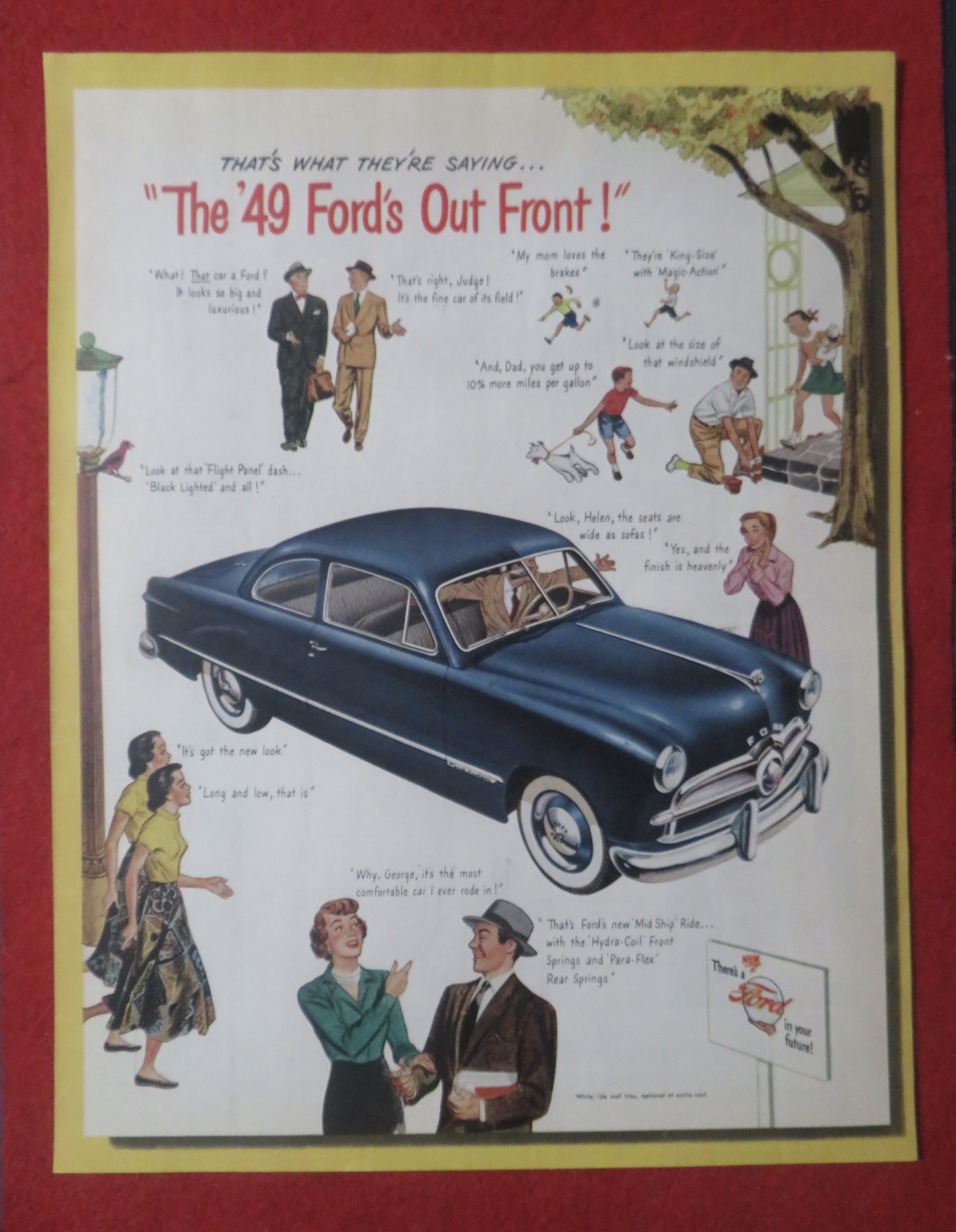 1948 Ford Automobile with The '49 Ford's Out Front