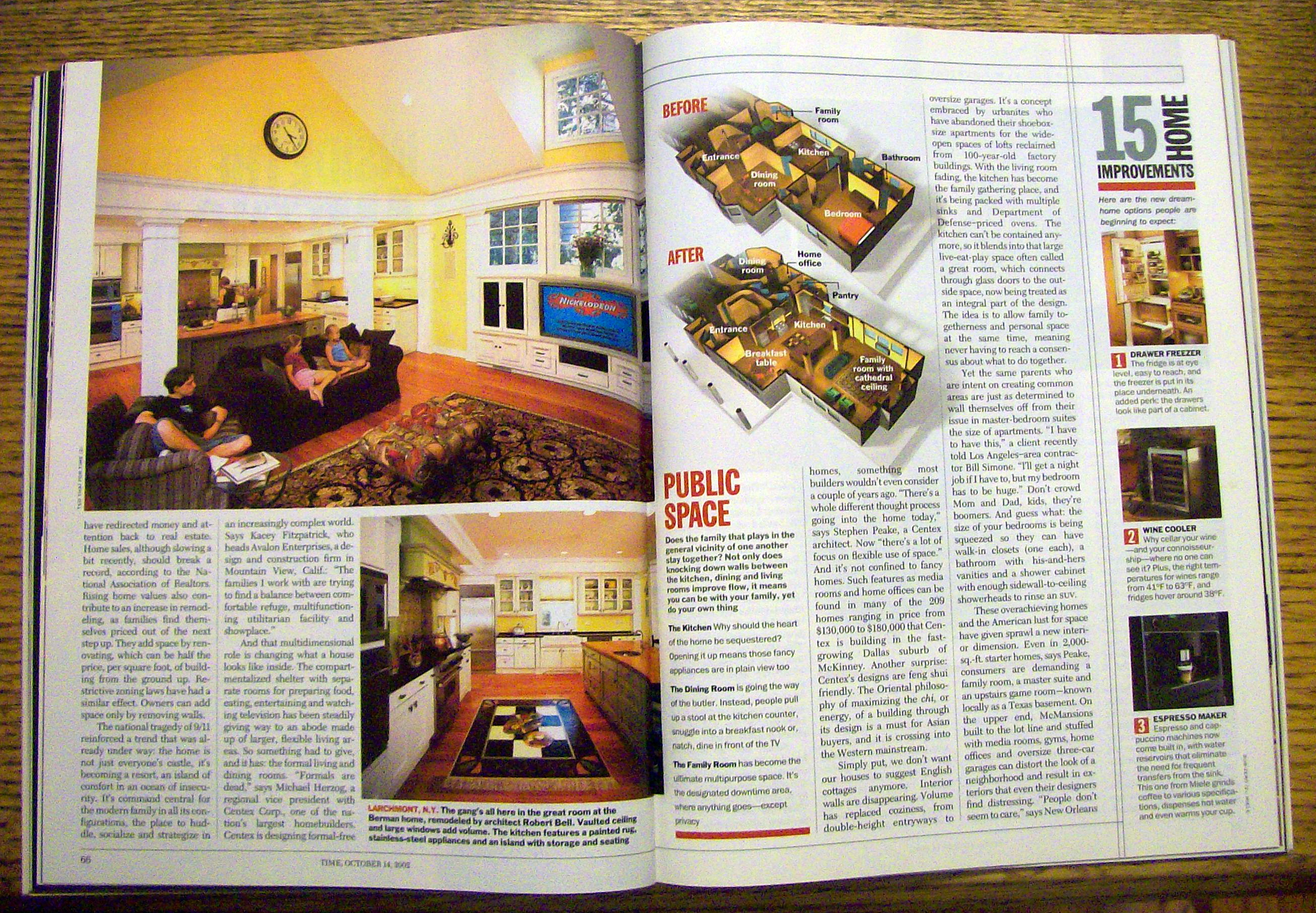 Time Magazine October 14, 2002 Inside New American Home
