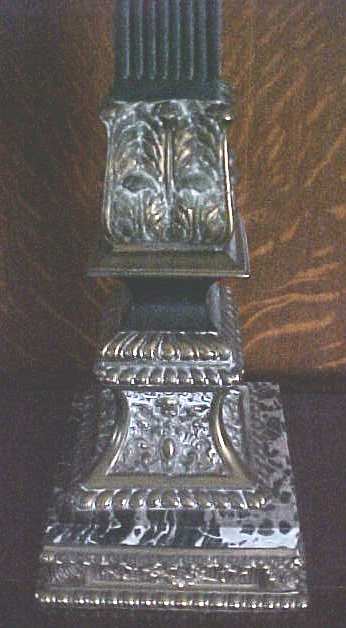 Candelabra Lamp Brass Marble Exquisite Large