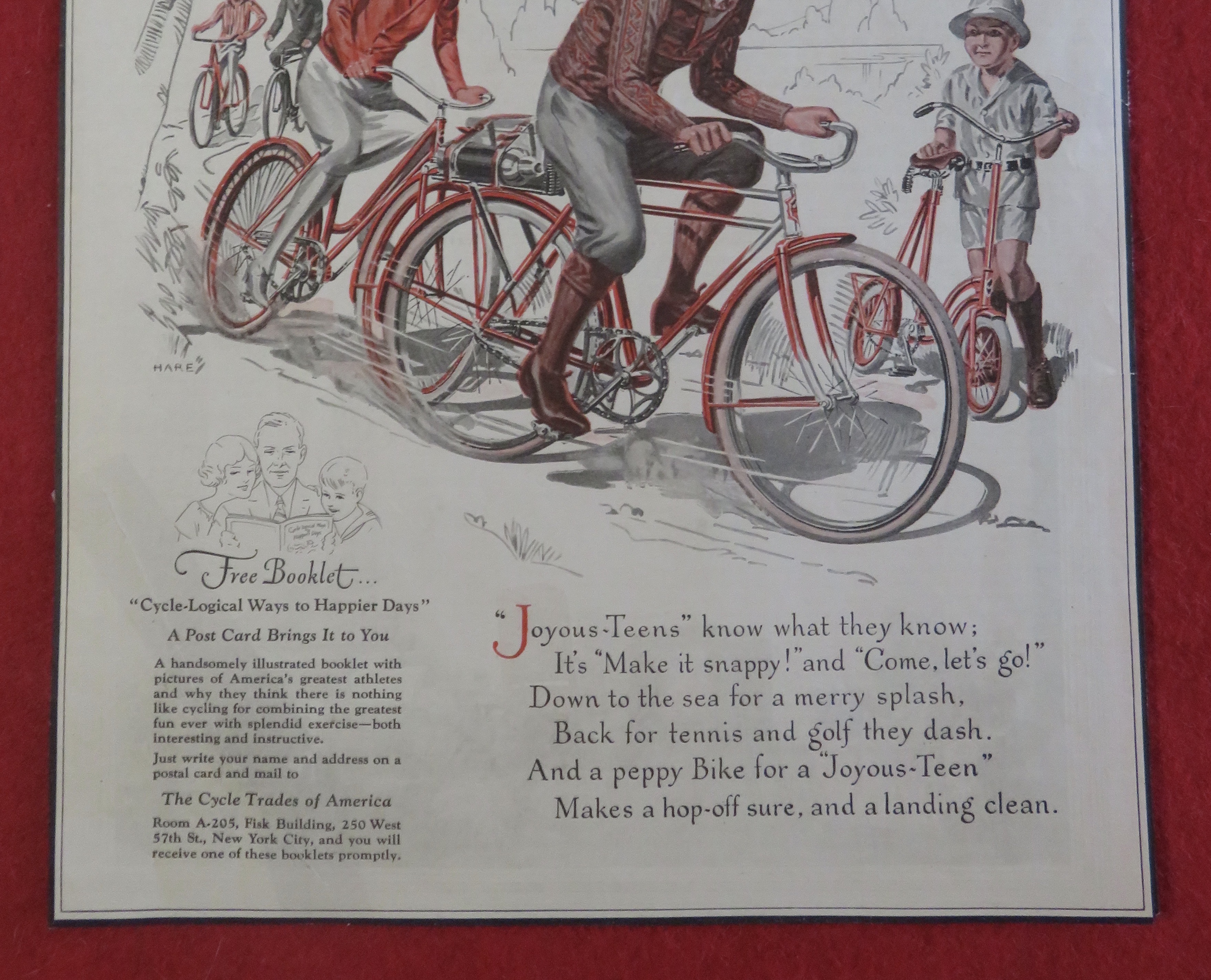 1929 Ride A Bike with It's Your Best Pal (Joyous Teens)
